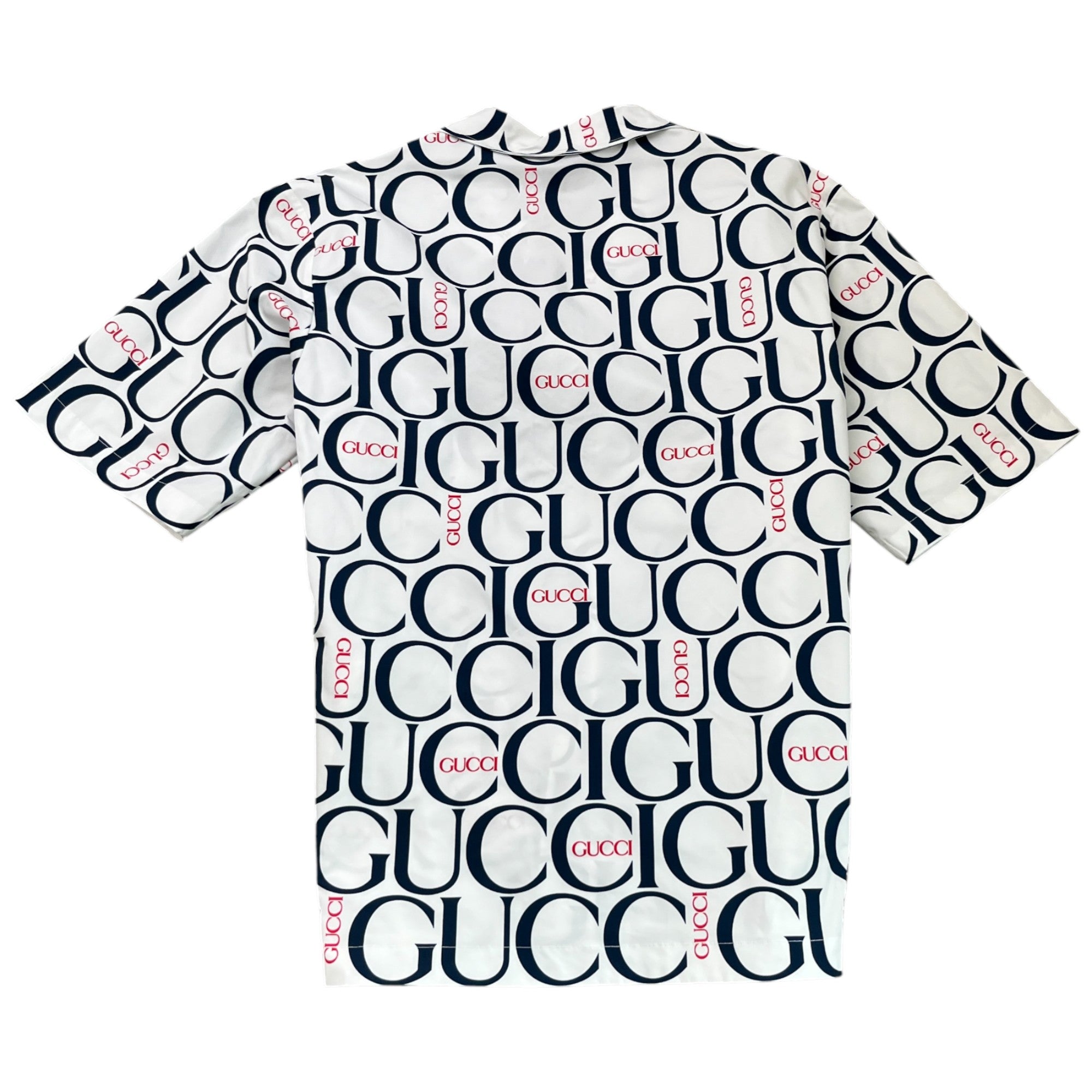 Men's Logo Bowling Shirt White Size IT 52 / UK XL