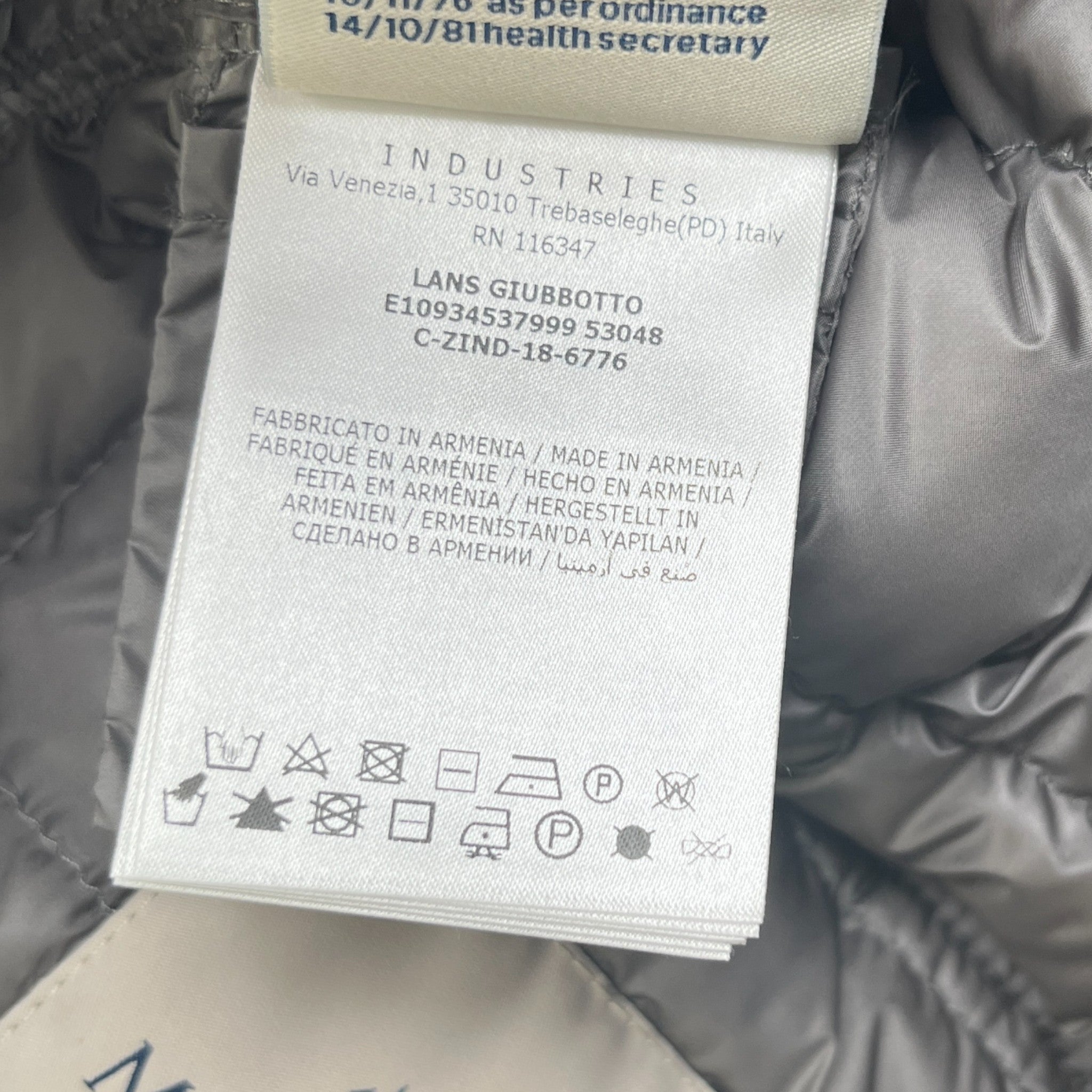 Women's Lans Jacket Grey Size 2 / UK 12