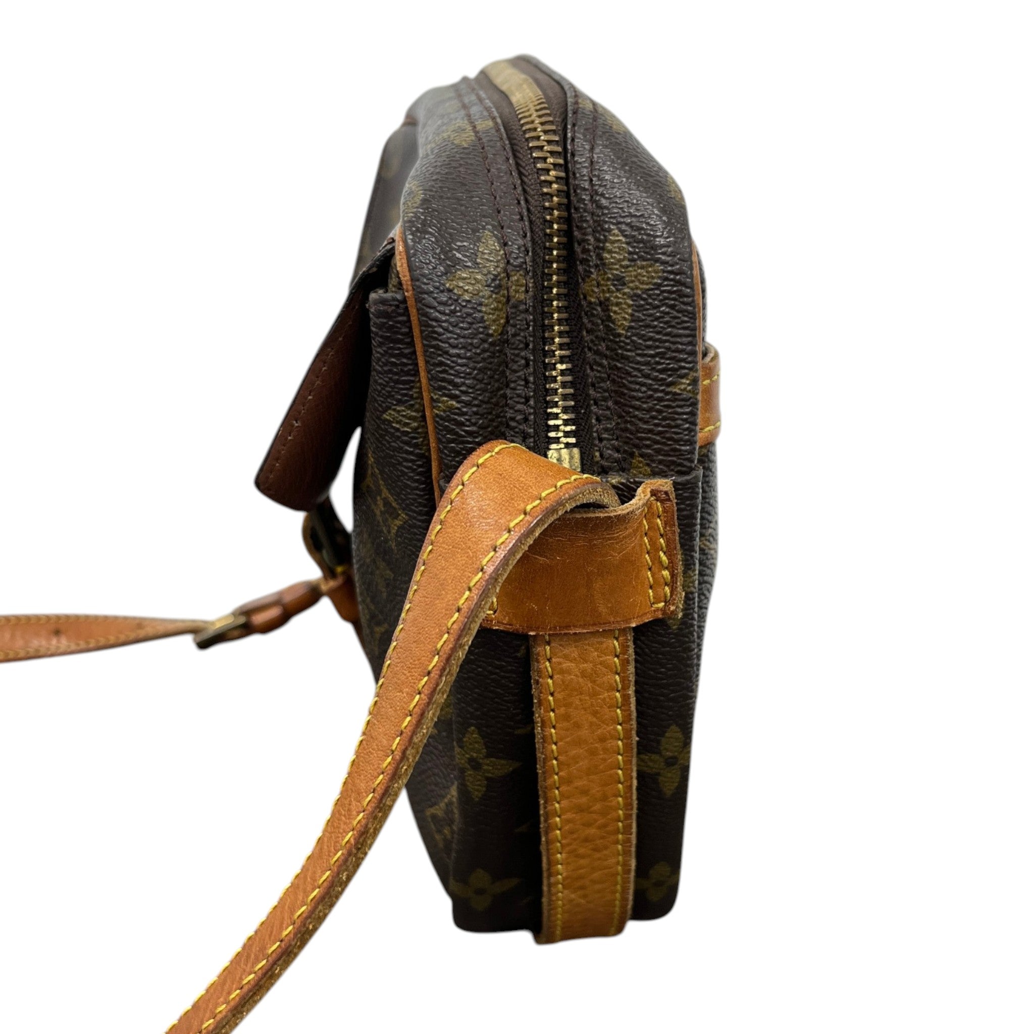 Women's Vintage Monogram Jeune Fille Mm Messenger Bag Brown