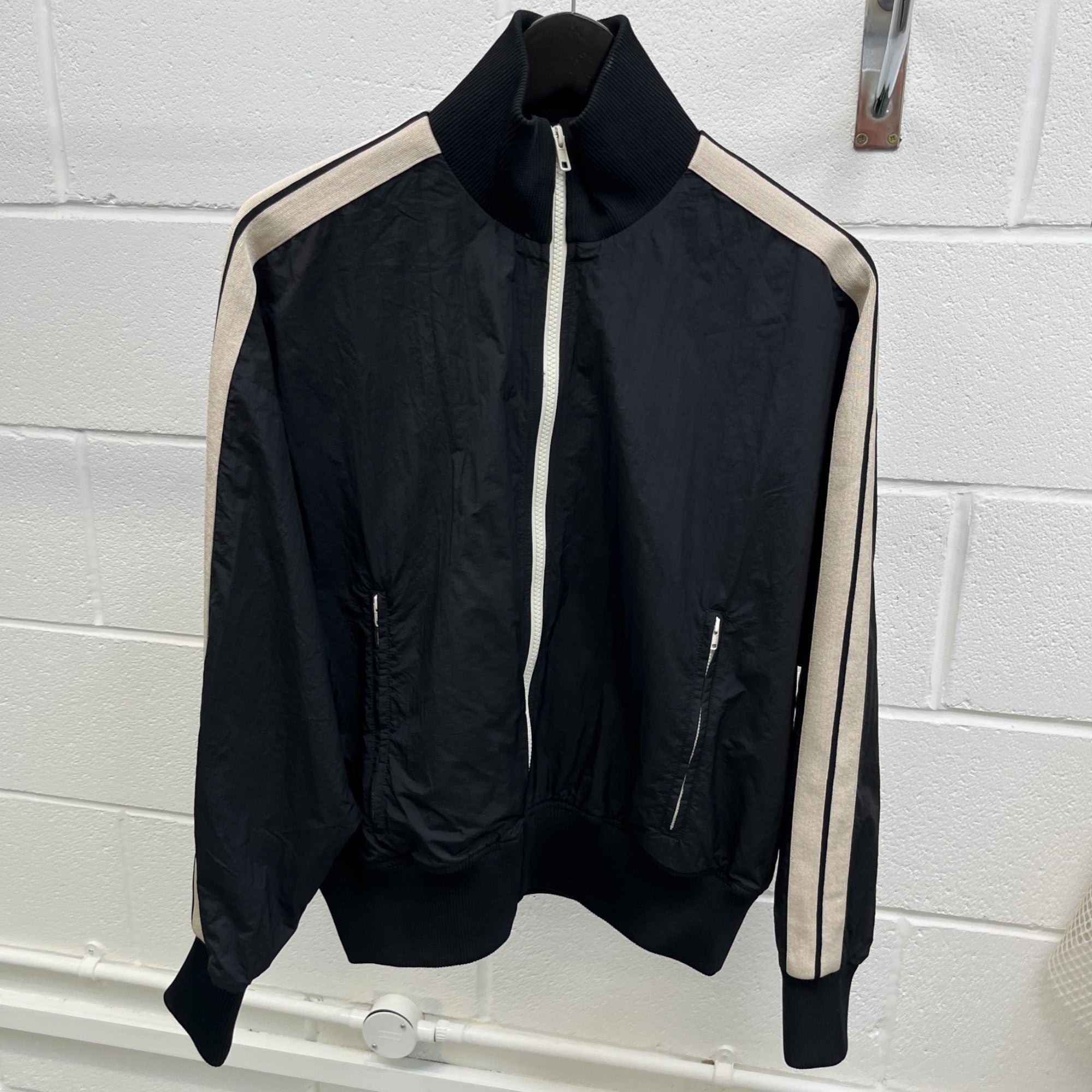 Men's Logo Print Jacket Black Size S