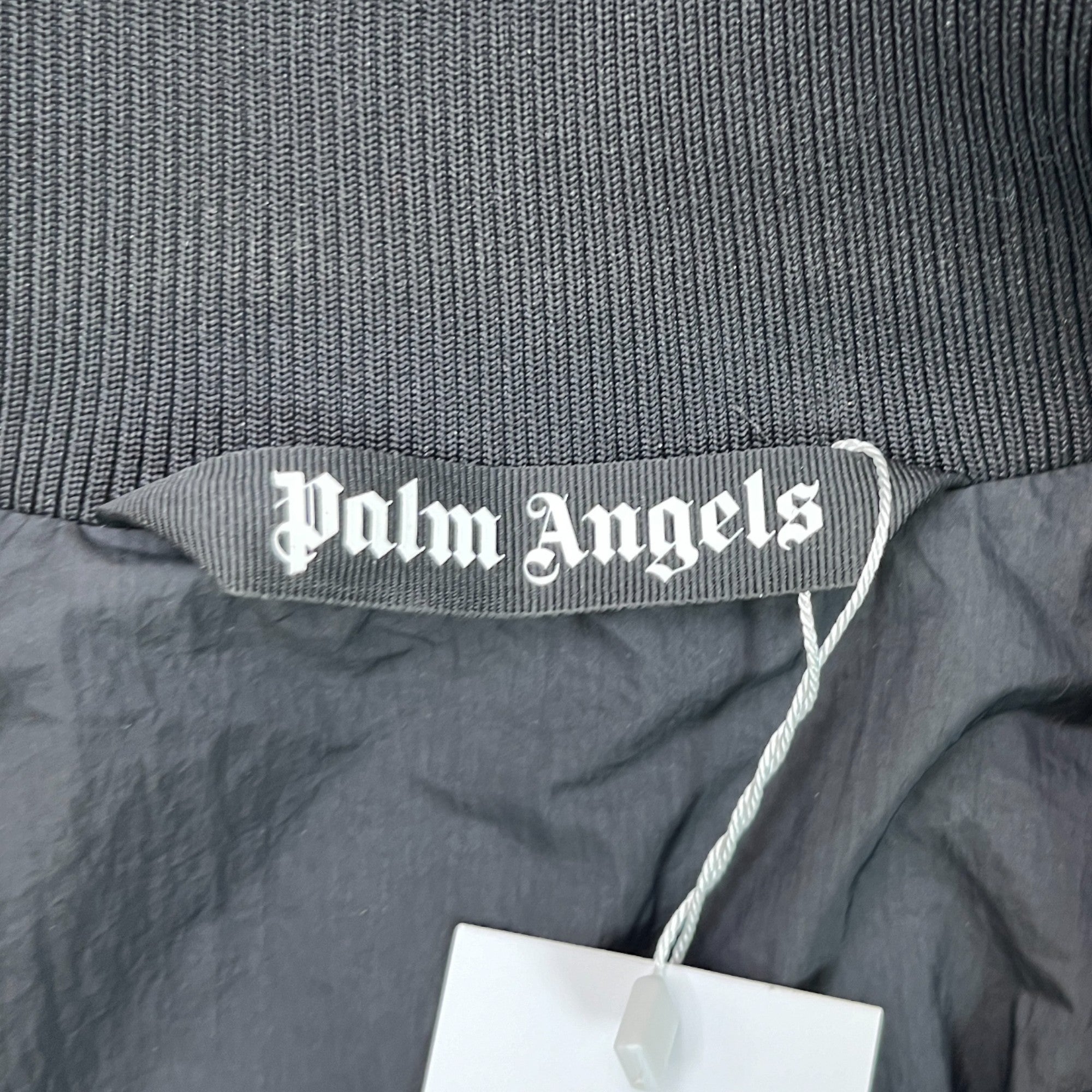 Men's Logo Print Jacket Black Size S
