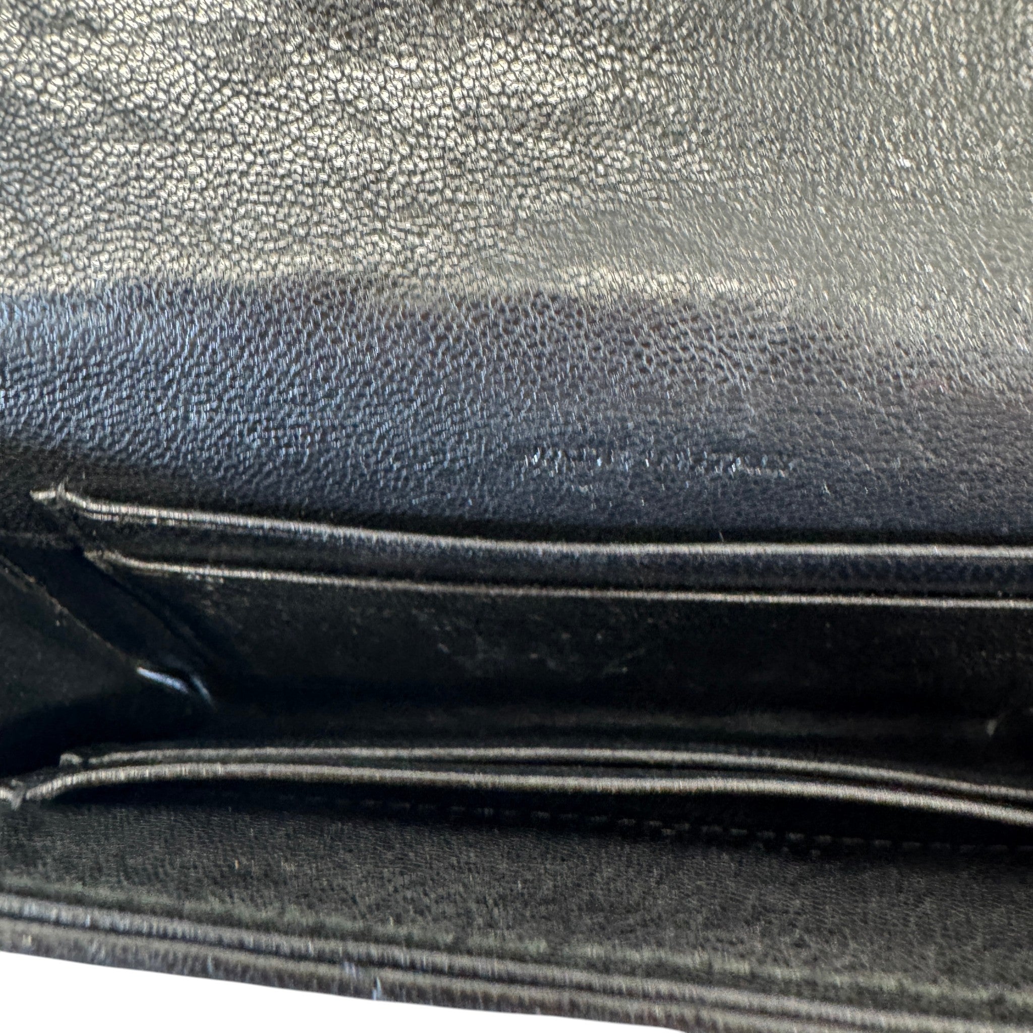 Women's Cassandre Matelassé Small Envelope Wallet Black