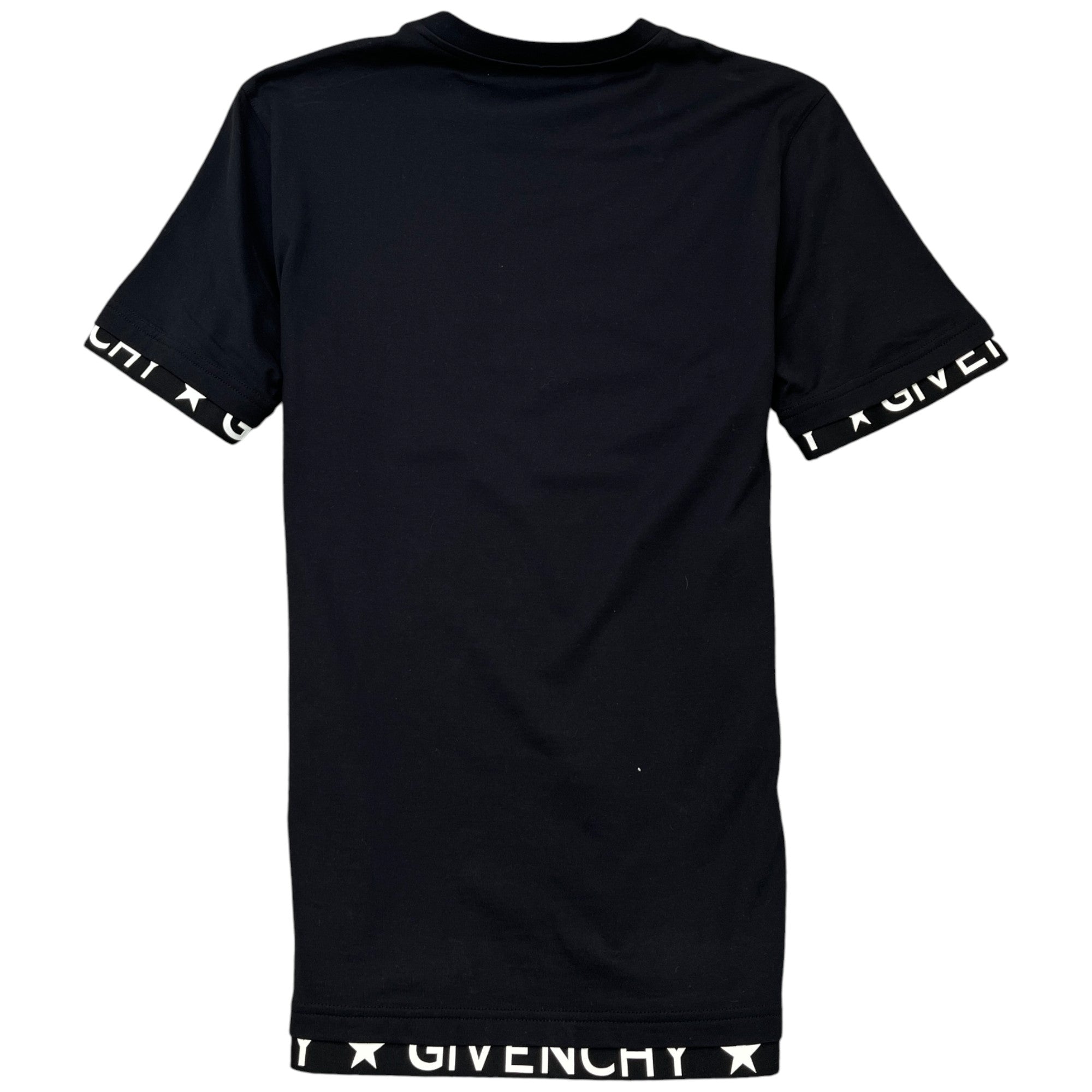 Men's Tape Logo T-Shirt Black Size S