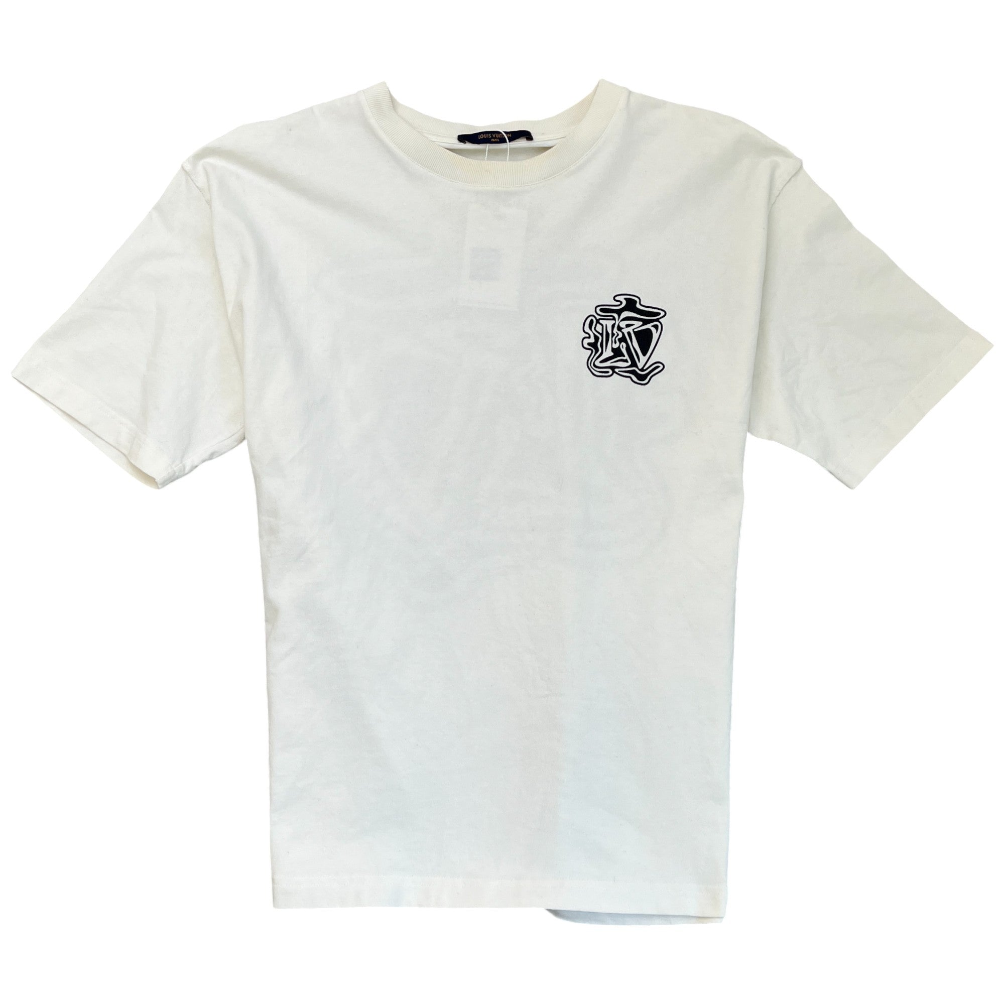 Men's Lv Smoke T-Shirt Cream Size L