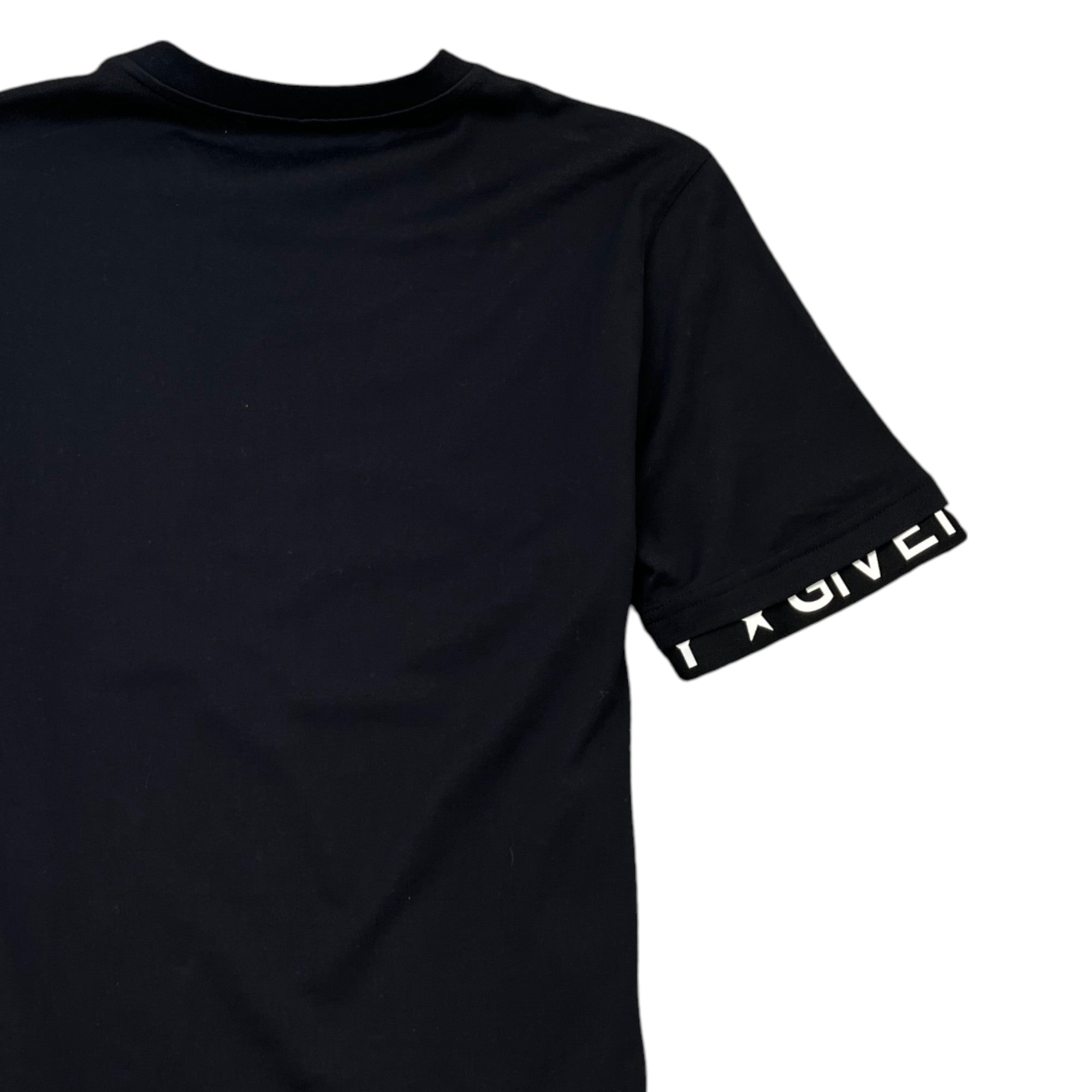 Men's Tape Logo T-Shirt Black Size S