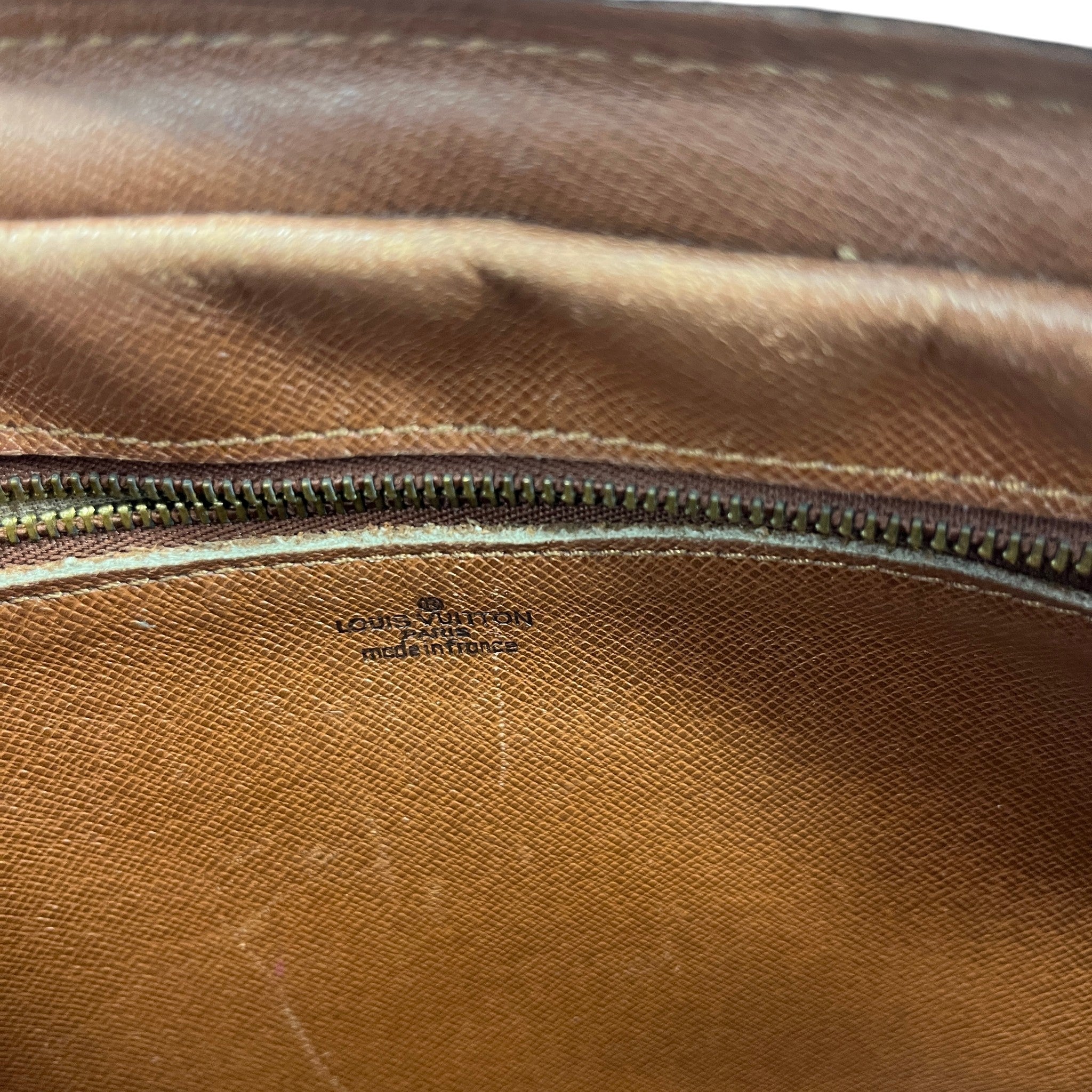Women's Vintage Monogram Jeune Fille Mm Messenger Bag Brown