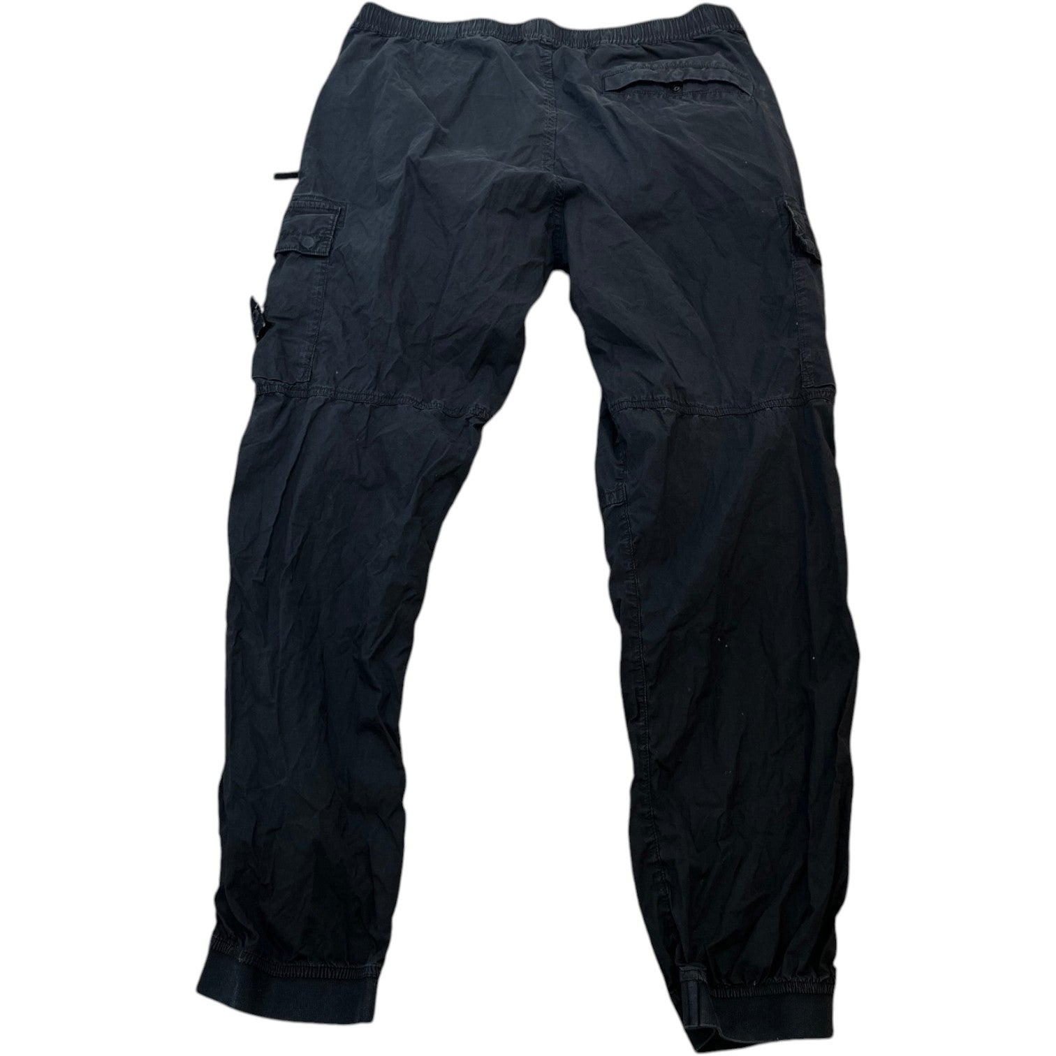 Men's Applique Logo Cargos Navy Size Waist 34"