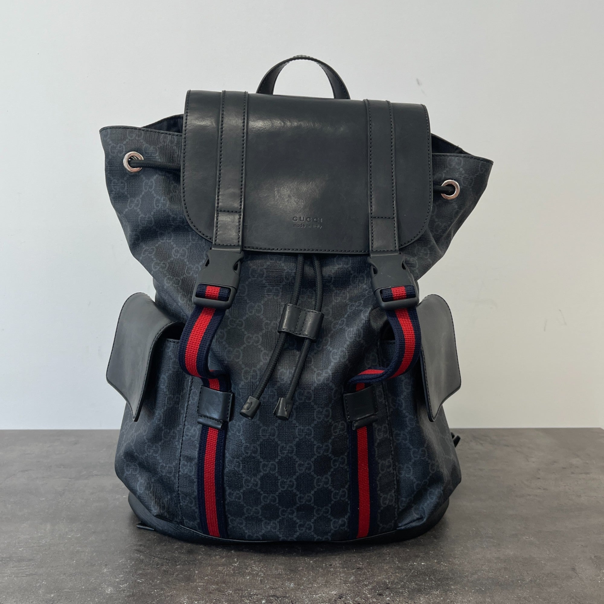 Men's Gg Supreme Backpack Black