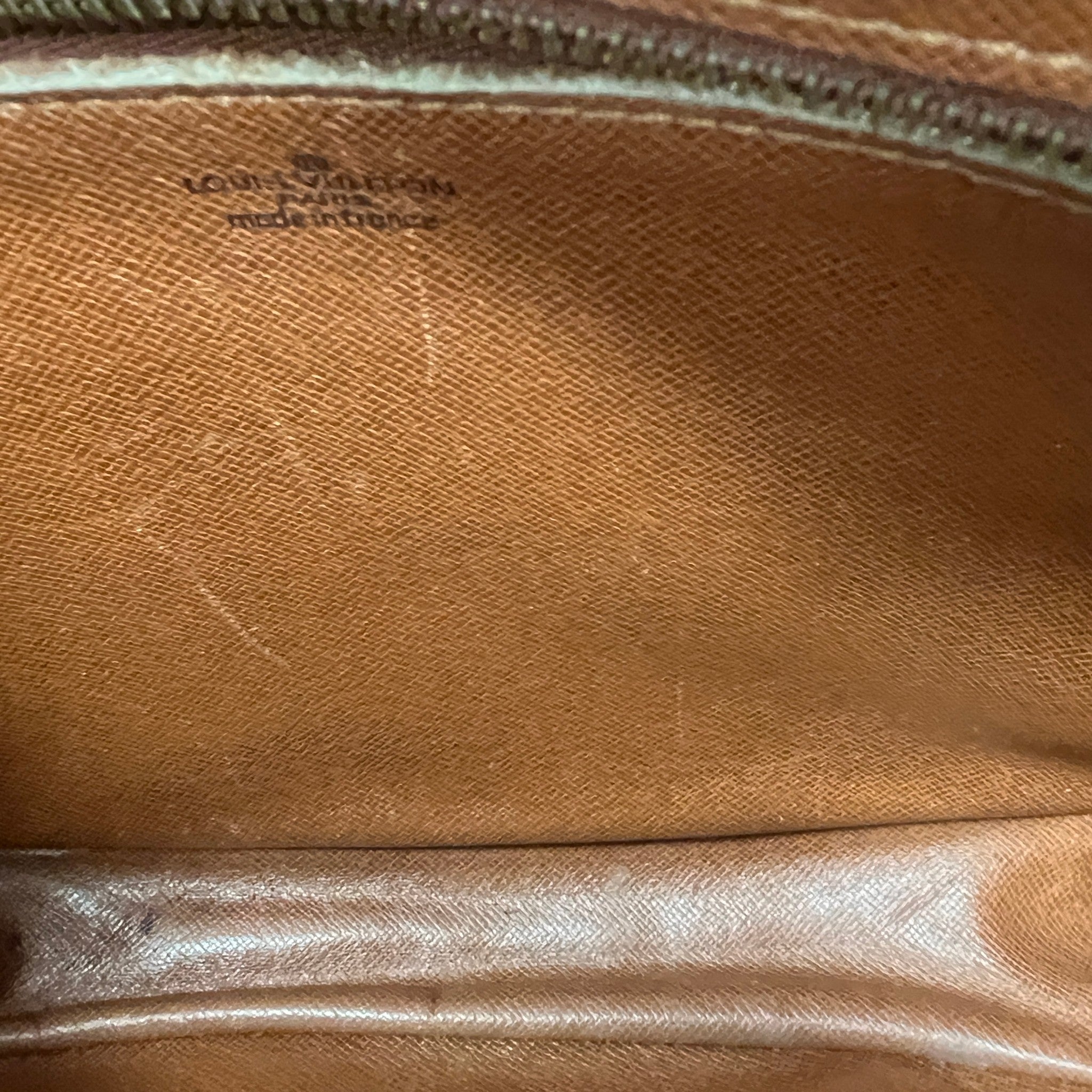 Women's Vintage Monogram Jeune Fille Mm Messenger Bag Brown