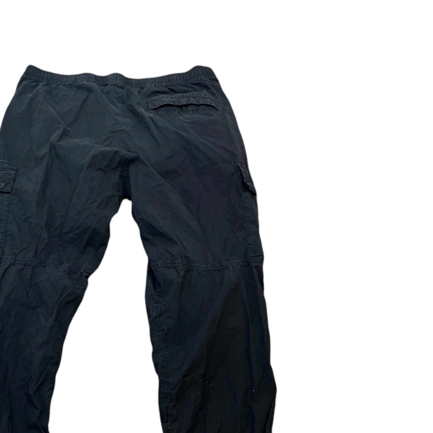 Men's Applique Logo Cargos Navy Size Waist 34"