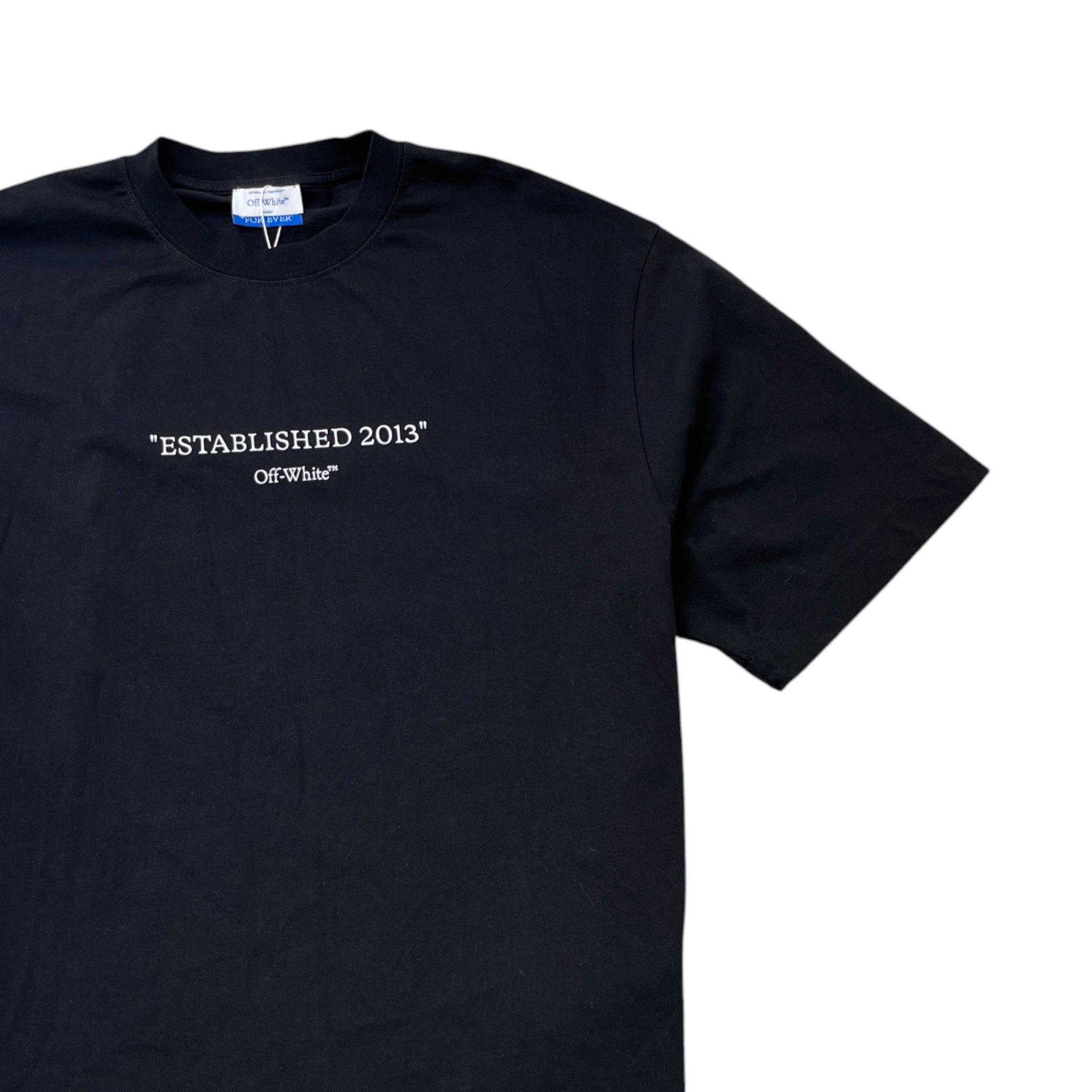 Men's Logo Print T-Shirt Black Size XL