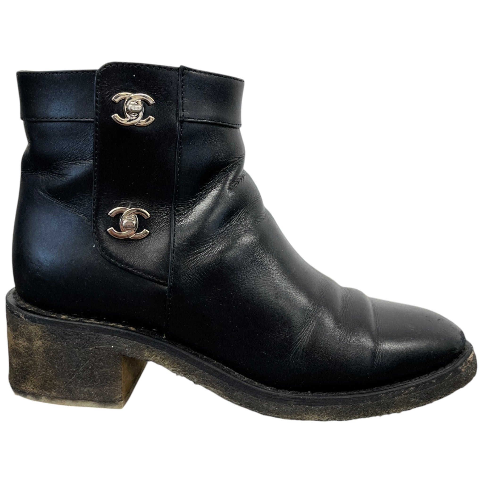 Women's Cc Turnlock Ankle Boots Black Size EU 40 / UK 7