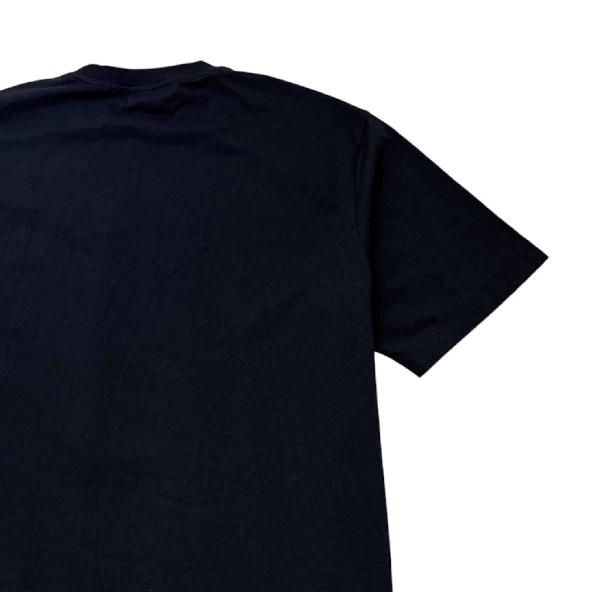 Men's Logo Print T-Shirt Black Size XL