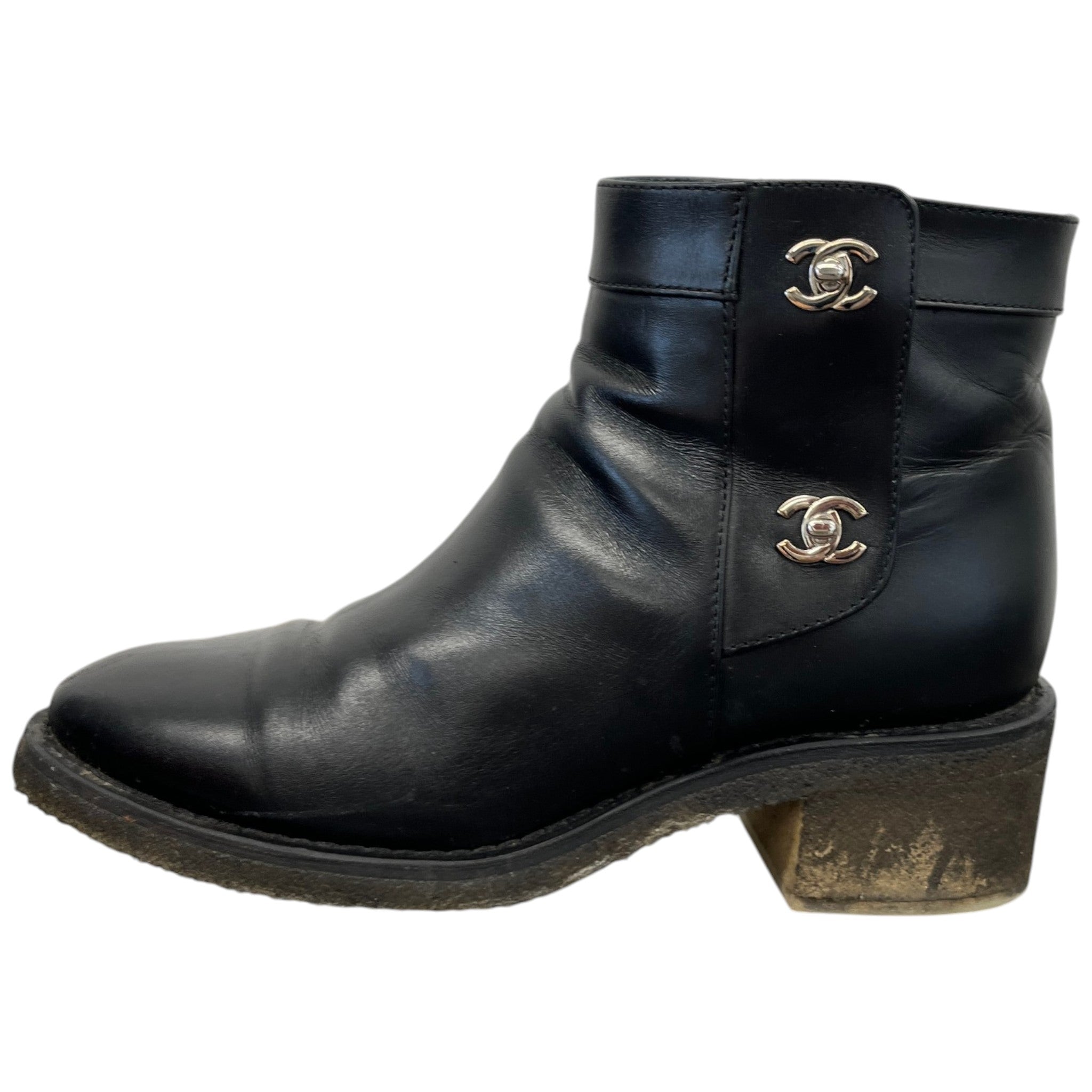 Women's Cc Turnlock Ankle Boots Black Size EU 40 / UK 7