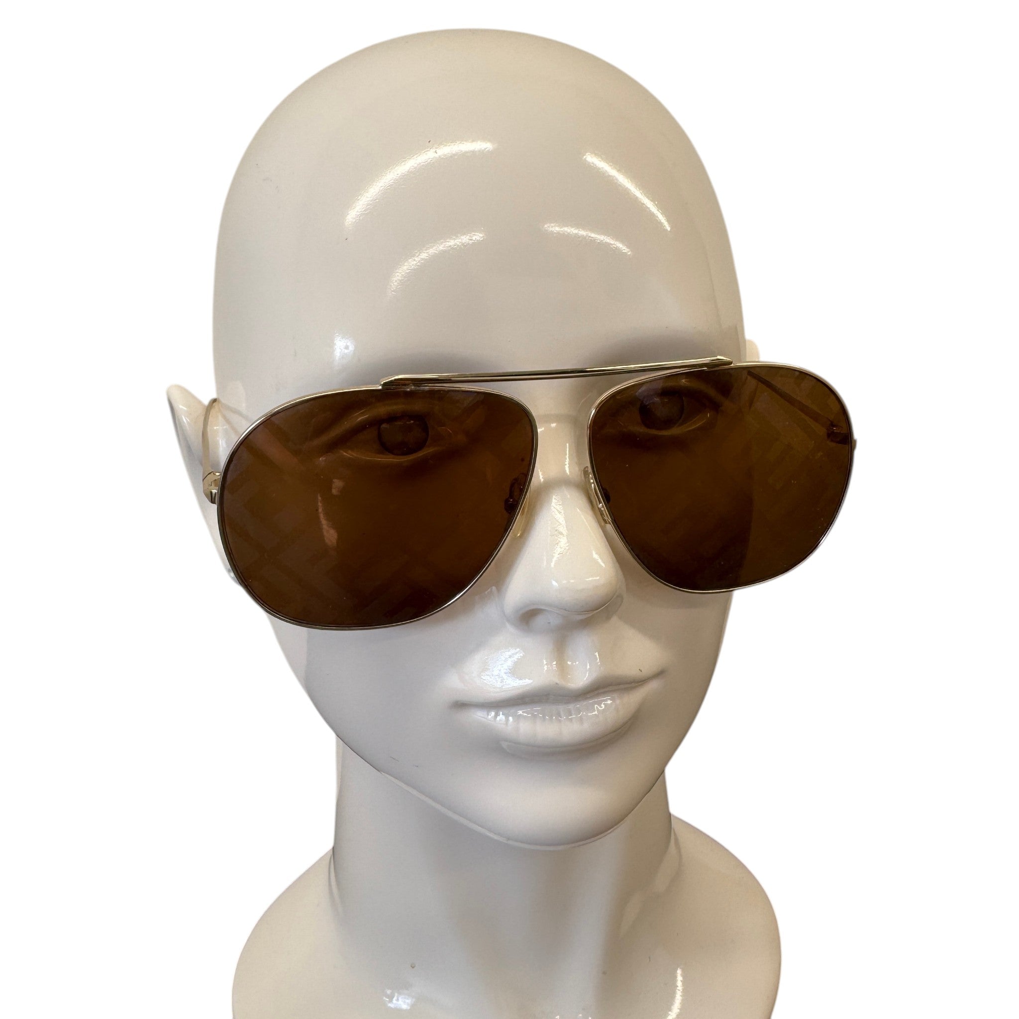 Men's Ff Monogram Sunglasses Brown