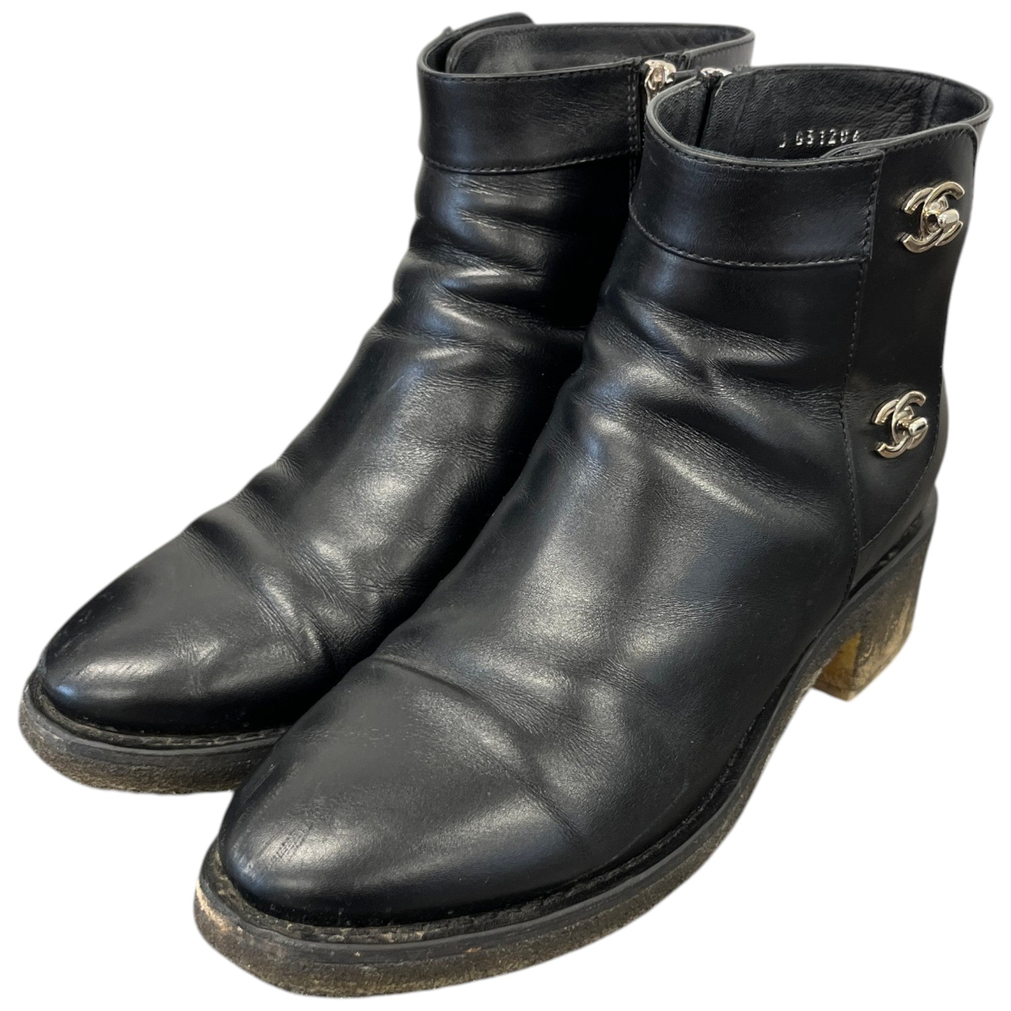 Women's Cc Turnlock Ankle Boots Black Size EU 40 / UK 7