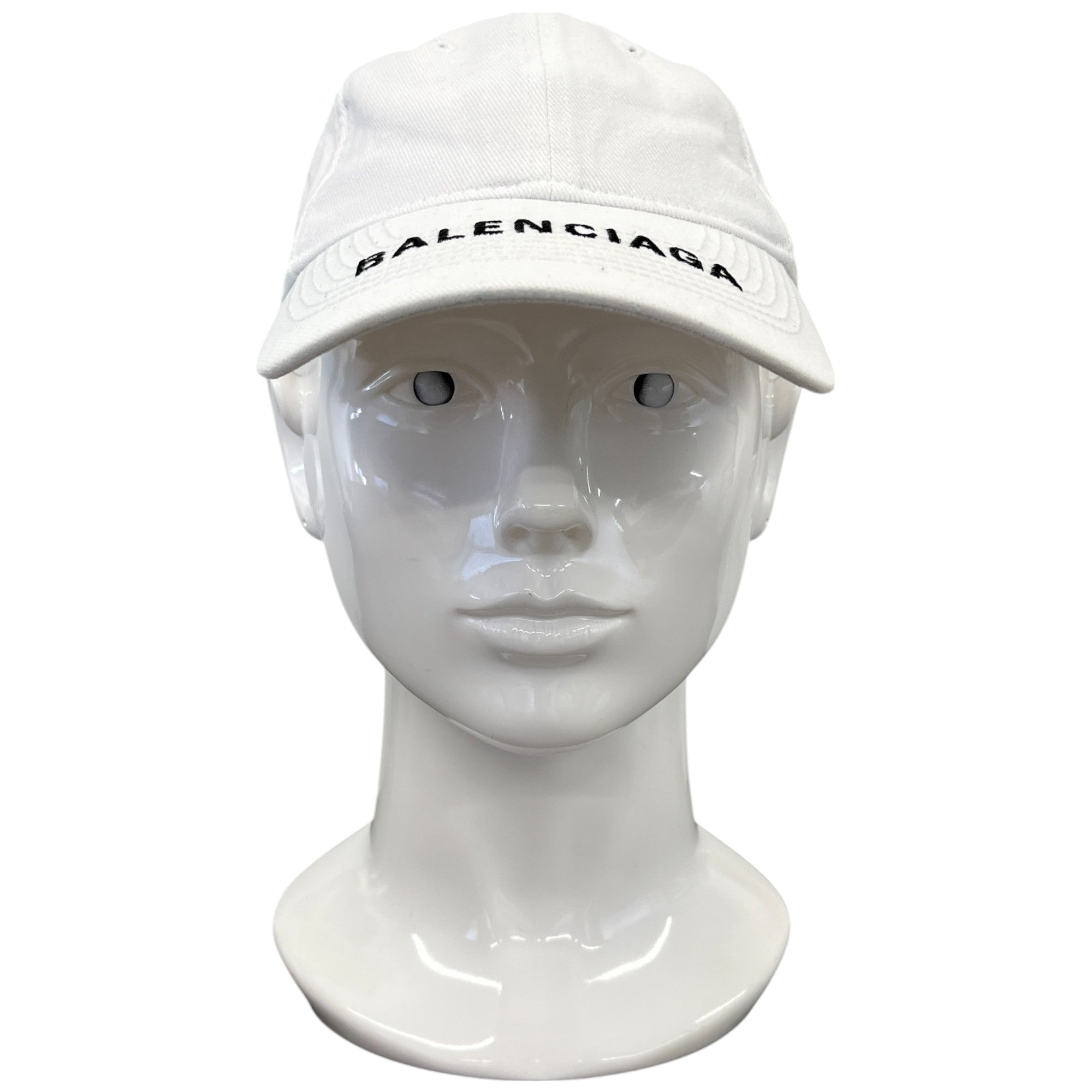 Men's Embroidered Logo Cap White Size L