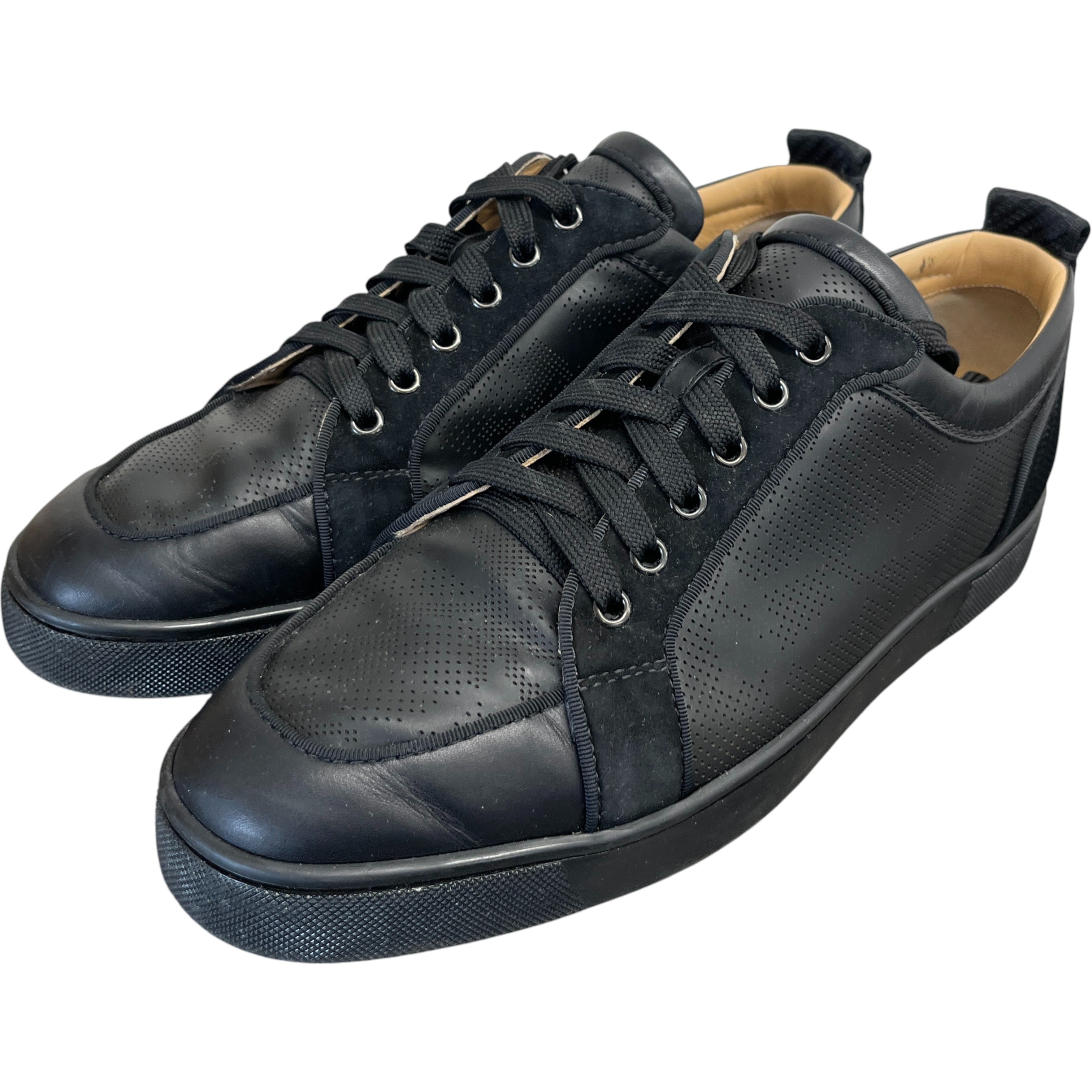 Men's Louis Junior Low Trainers Black Size EU 44 / UK 10