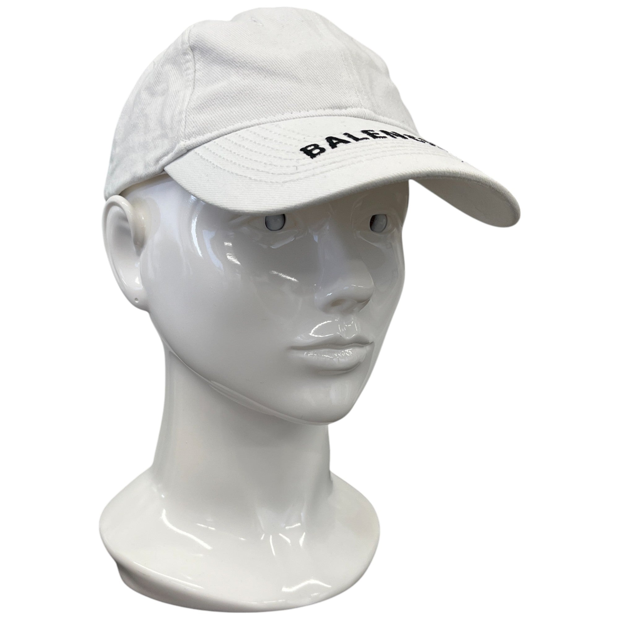 Men's Embroidered Logo Cap White Size L