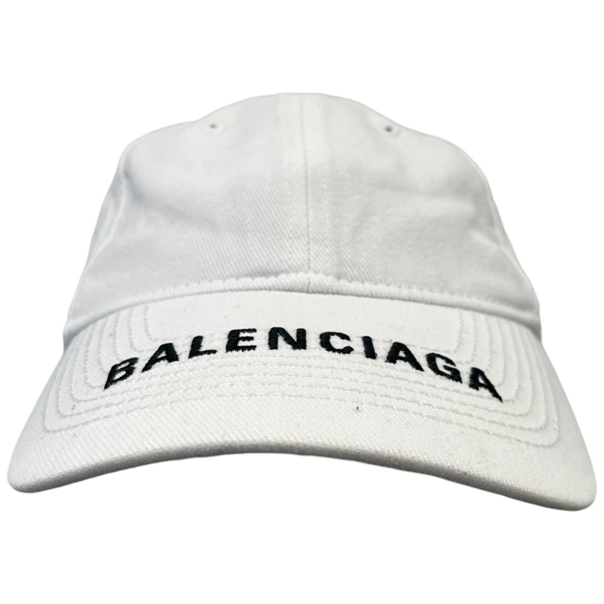 Men's Embroidered Logo Cap White Size L