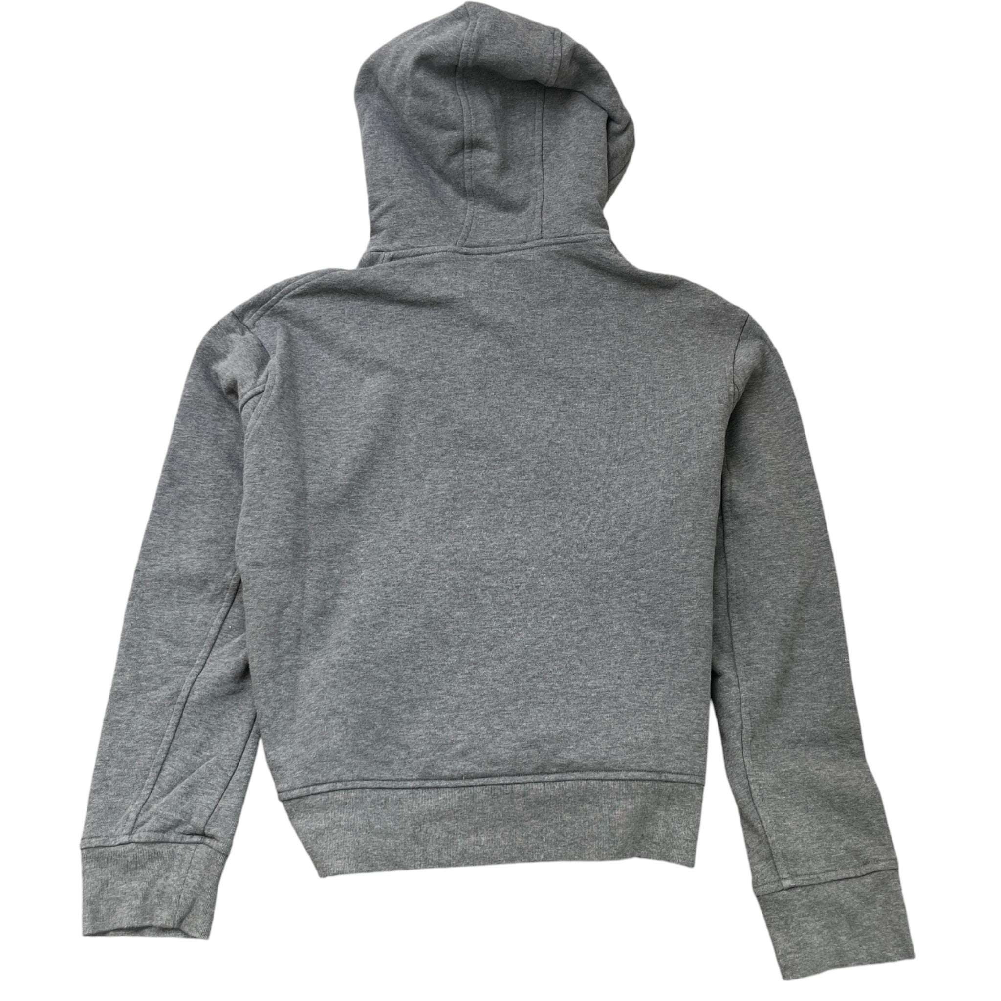 Men's Triple Lighting Bolt Logo Hoodie Grey Size M