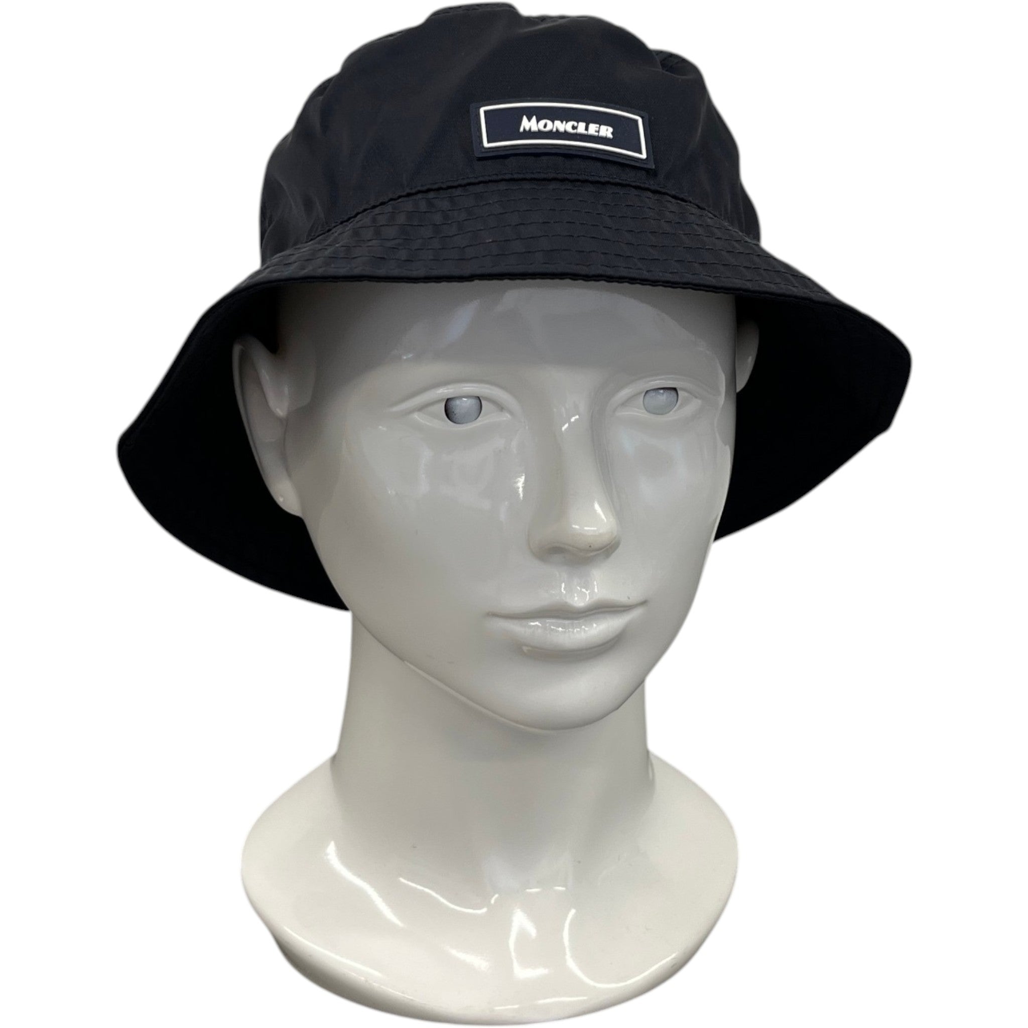 Men's Logo Patch Bucket Hat Black