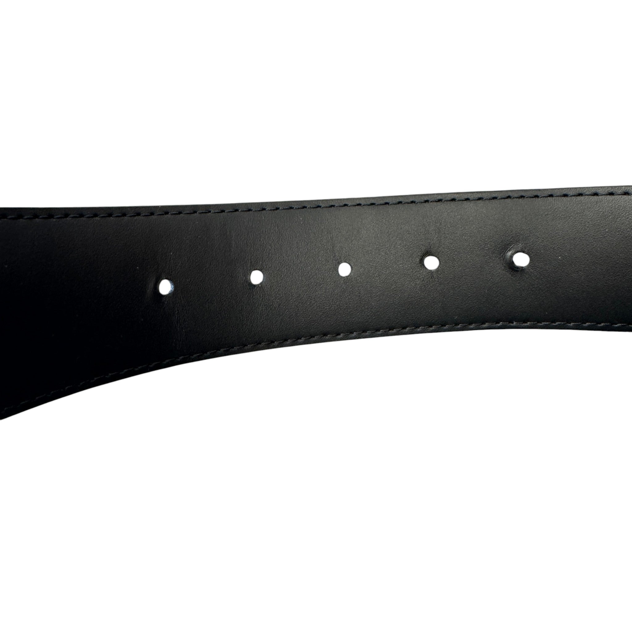Men's Reversible Lv Initials Belt Black Size Waist 36"