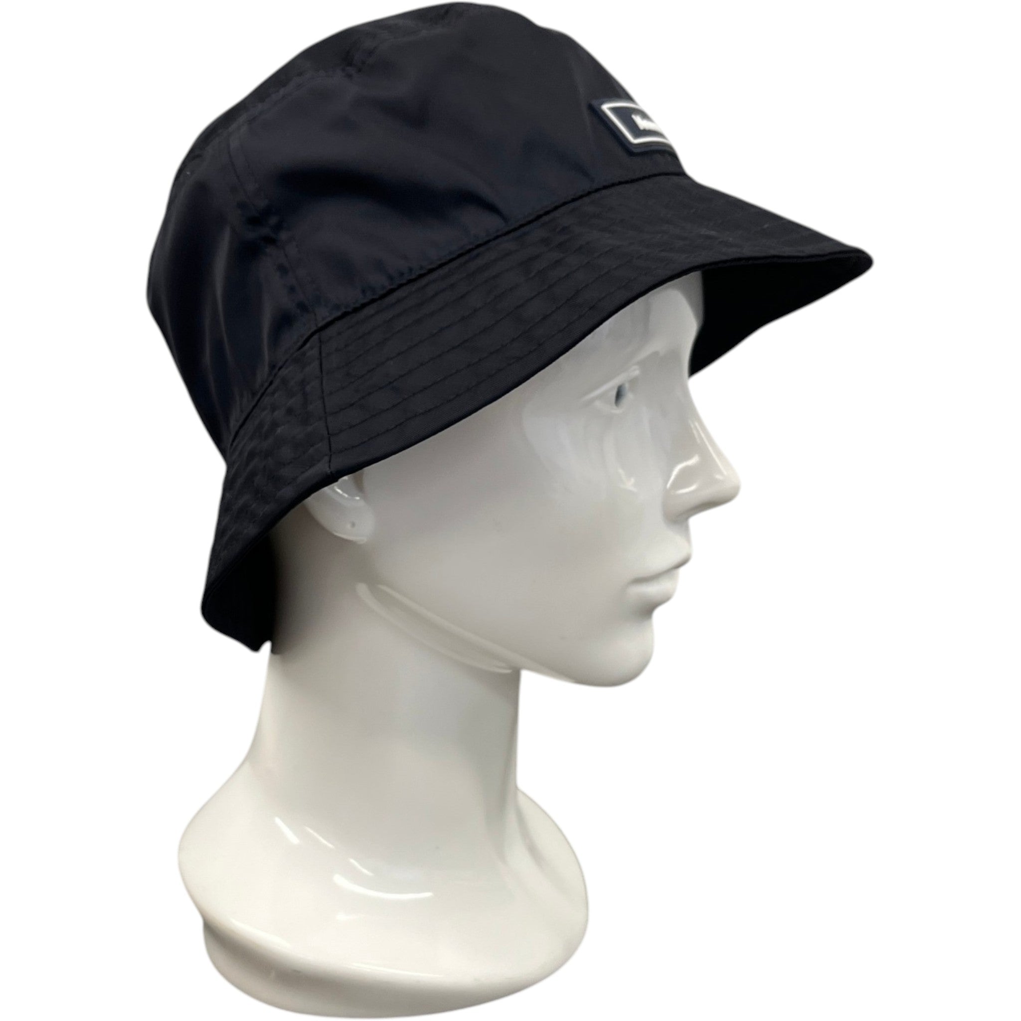 Men's Logo Patch Bucket Hat Black