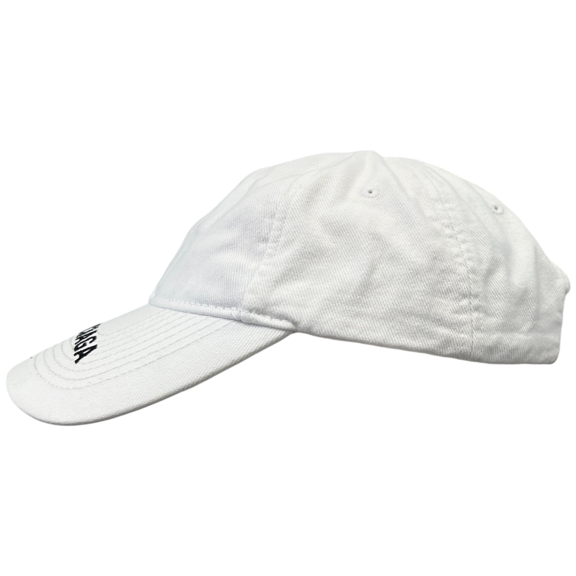 Men's Embroidered Logo Cap White Size L
