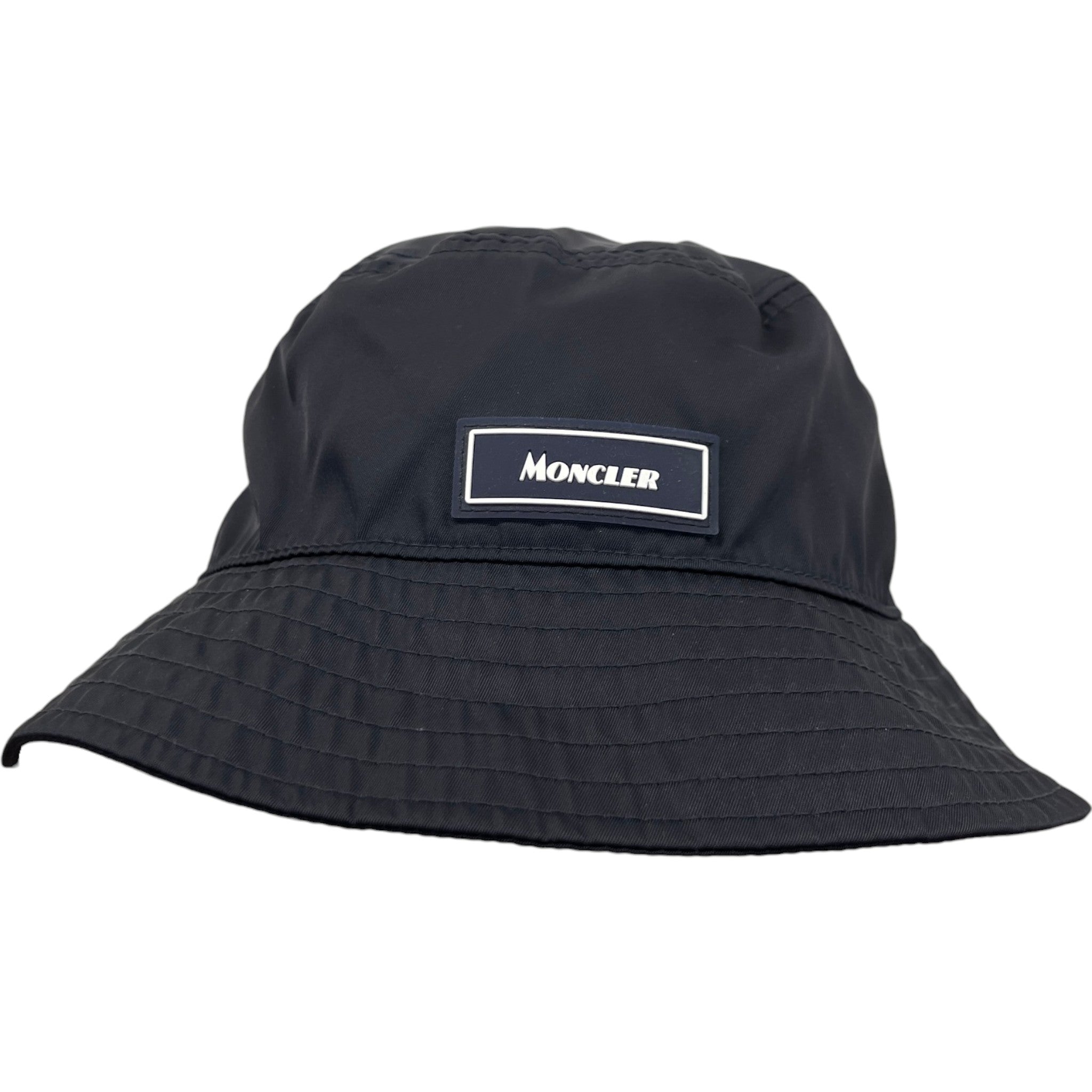 Men's Logo Patch Bucket Hat Black