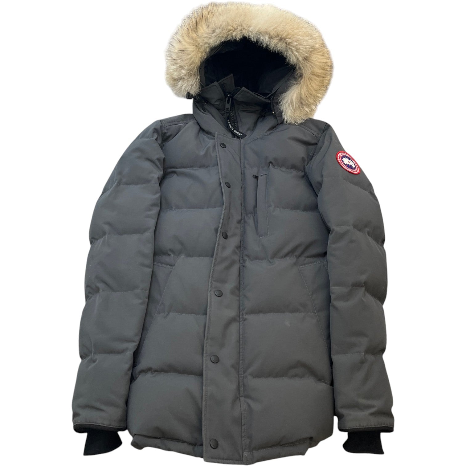 Men's Carson Graphite Down Jacket Grey Size S