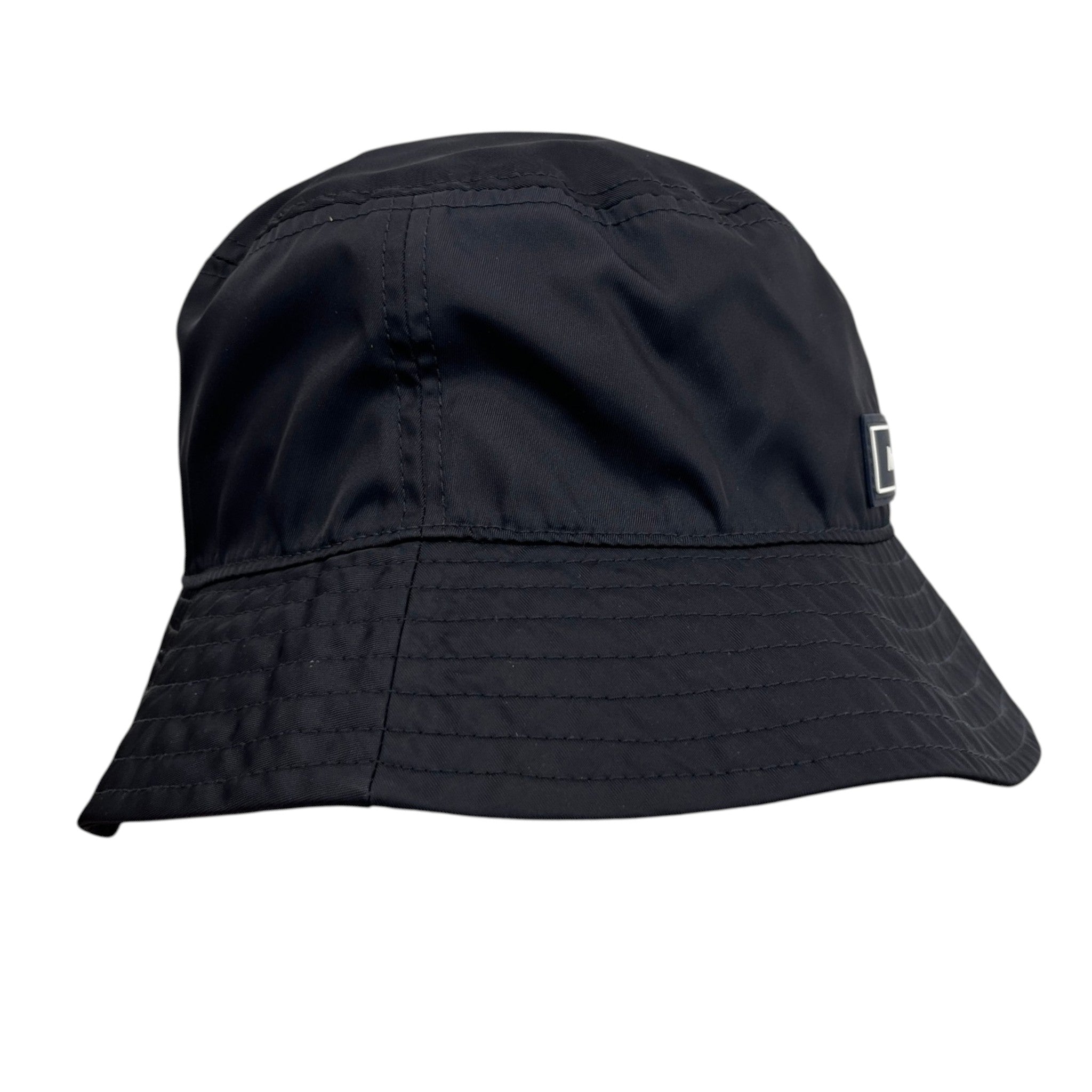 Men's Logo Patch Bucket Hat Black