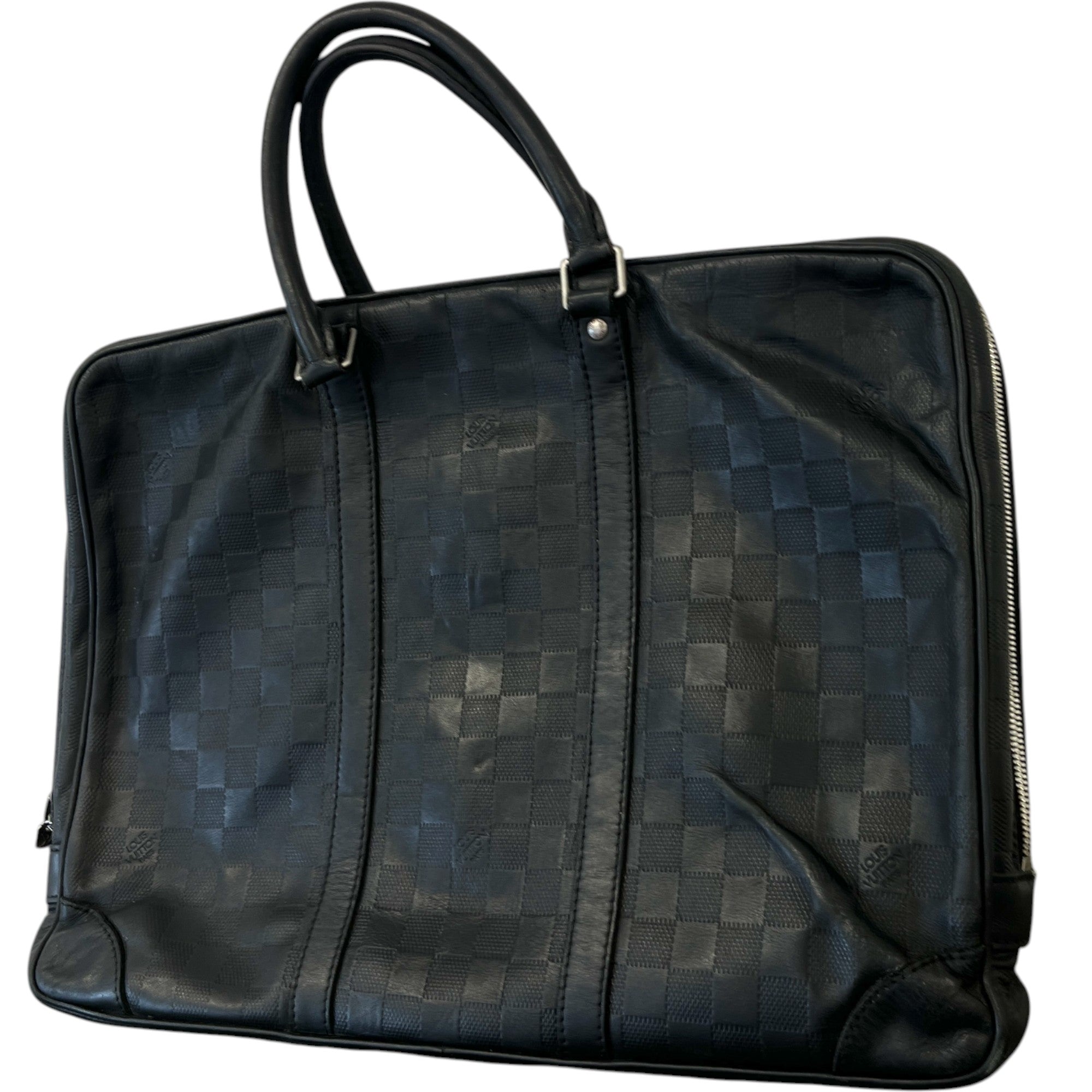 Men's Damier Infini Porte-Documents Voyage Pm Bag Black