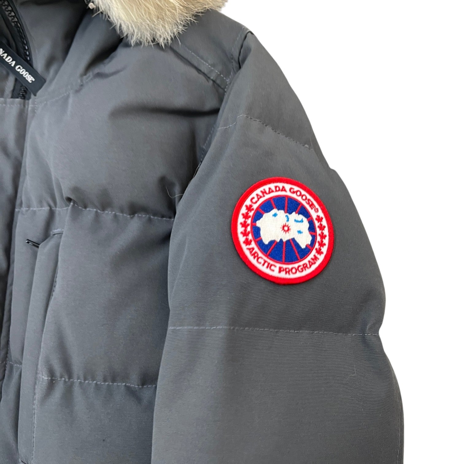 Men's Carson Graphite Down Jacket Grey Size S