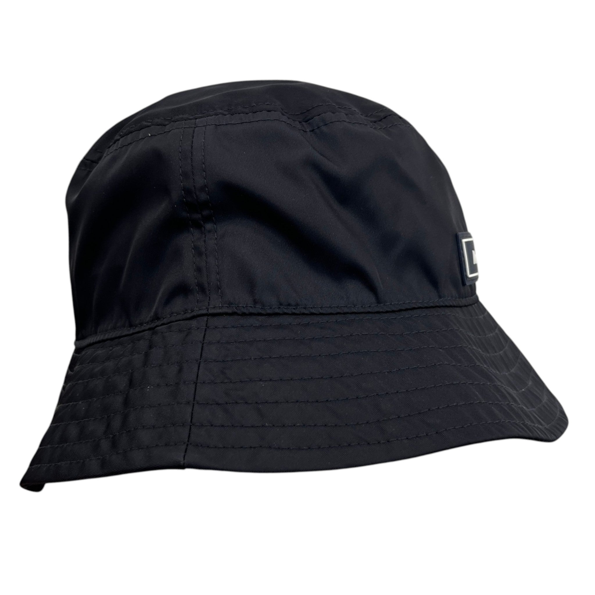Men's Logo Patch Bucket Hat Black