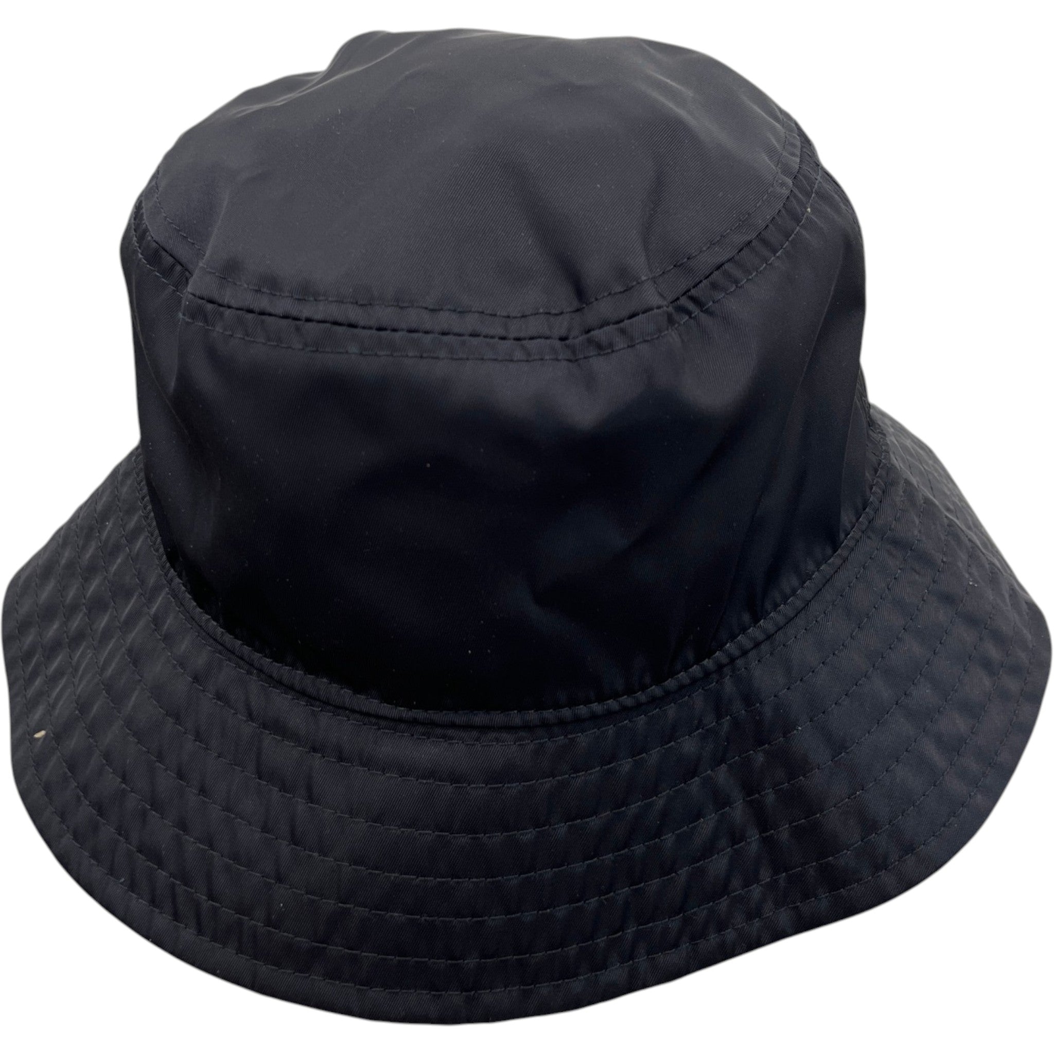 Men's Logo Patch Bucket Hat Black