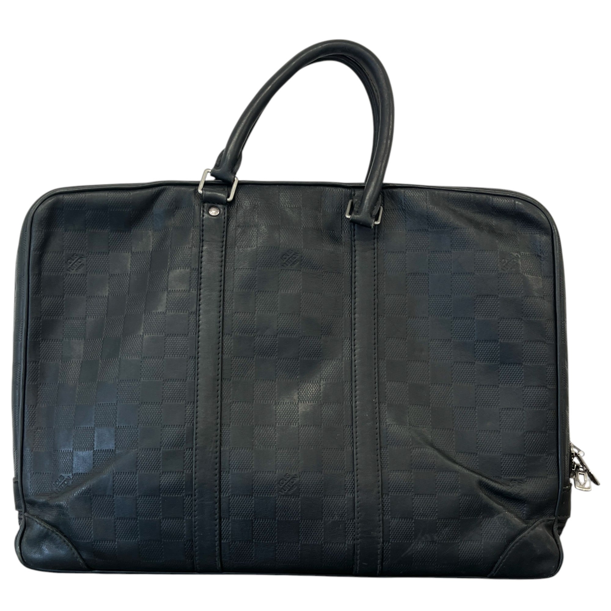 Men's Damier Infini Porte-Documents Voyage Pm Bag Black