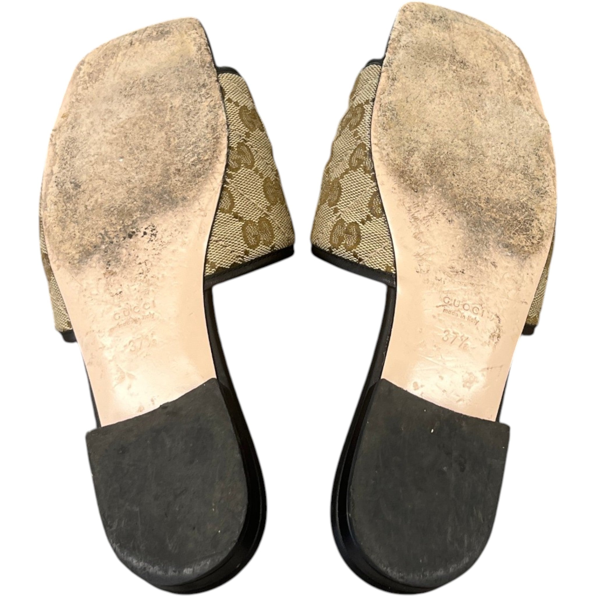 Women's Gg Marmont Sandals Beige Size EU 37.5 / UK 4.5