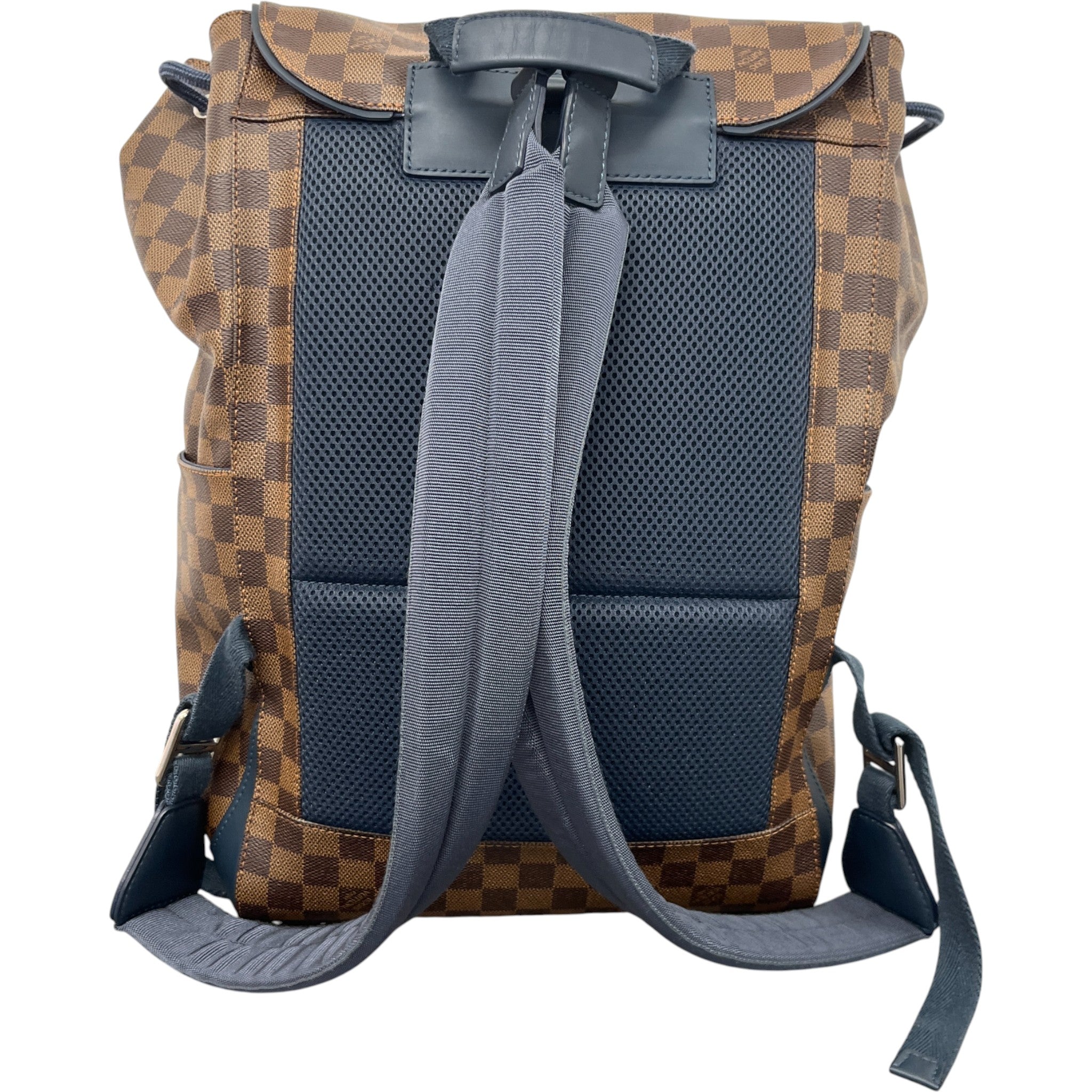 Men's Damier Ebene Runner Backpack Brown
