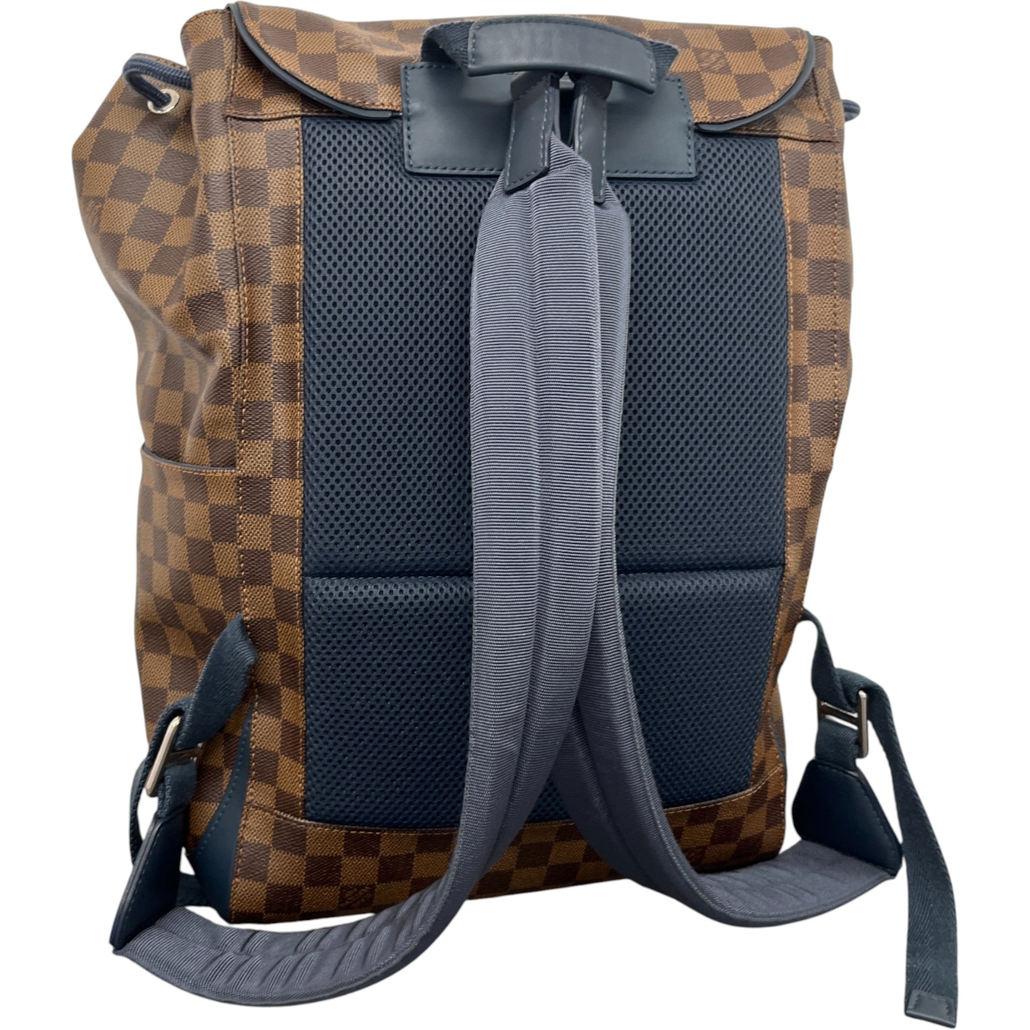 Men's Damier Ebene Runner Backpack Brown