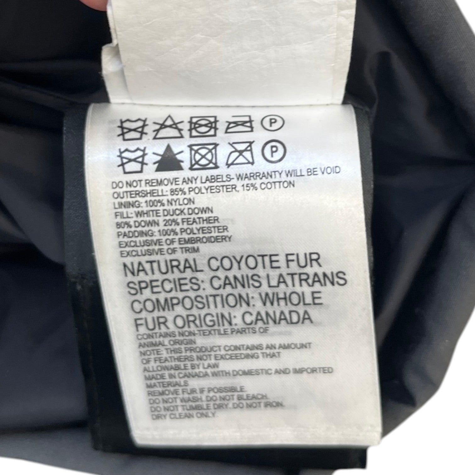 Men's Carson Graphite Down Jacket Grey Size S