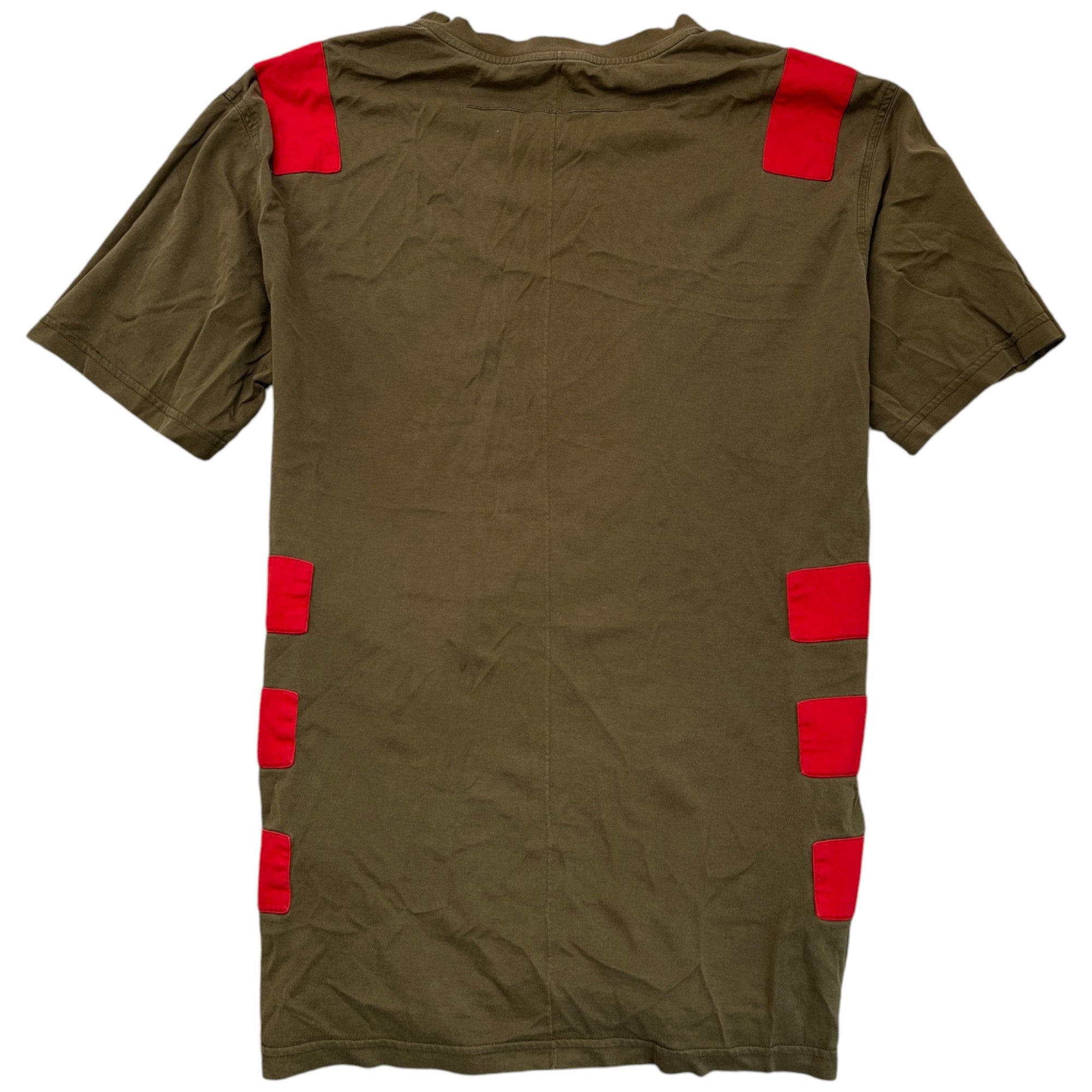 Men's Striped T-Shirt Khaki Size XXL