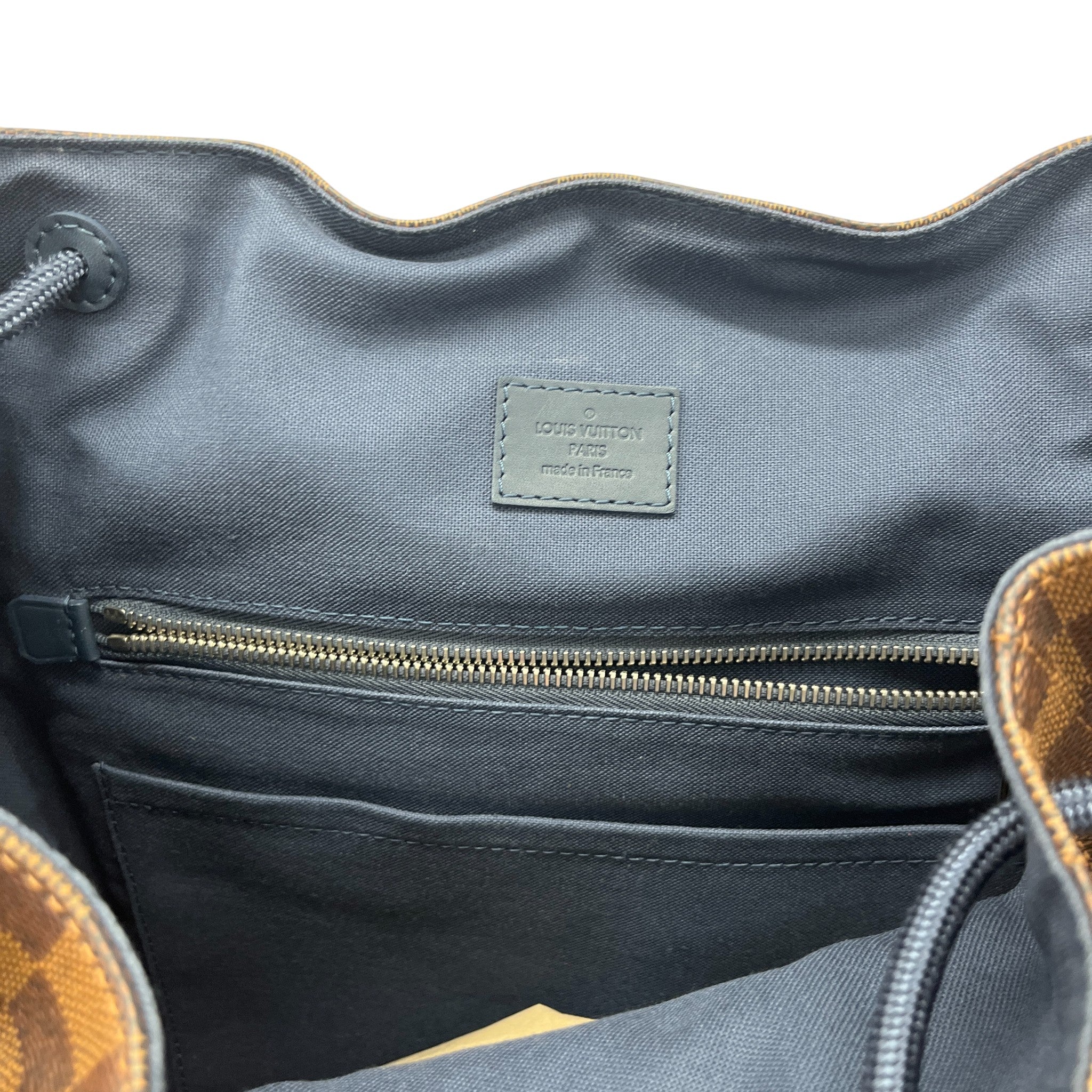 Men's Damier Ebene Runner Backpack Brown