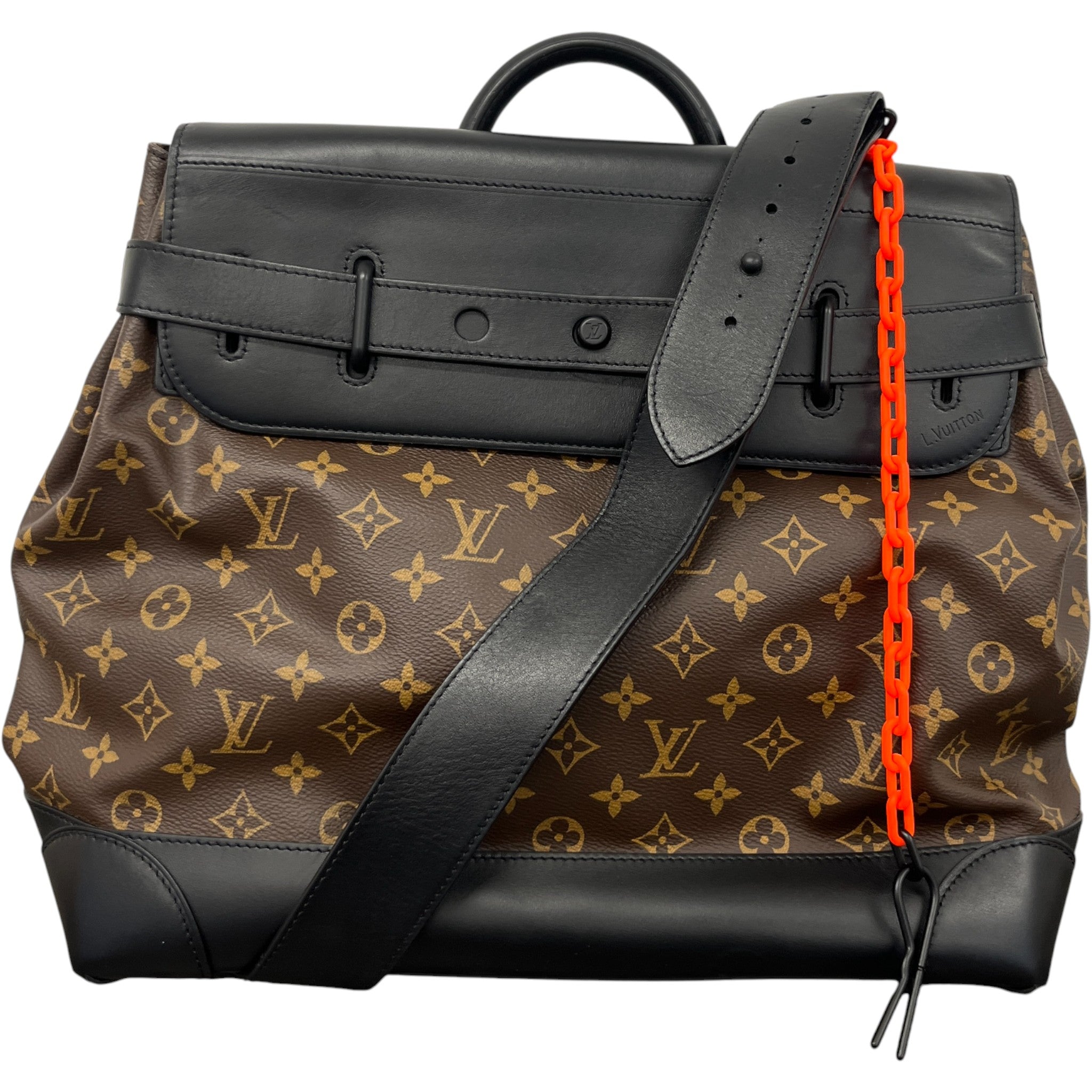 Men's Monogram Steamer Bag Brown