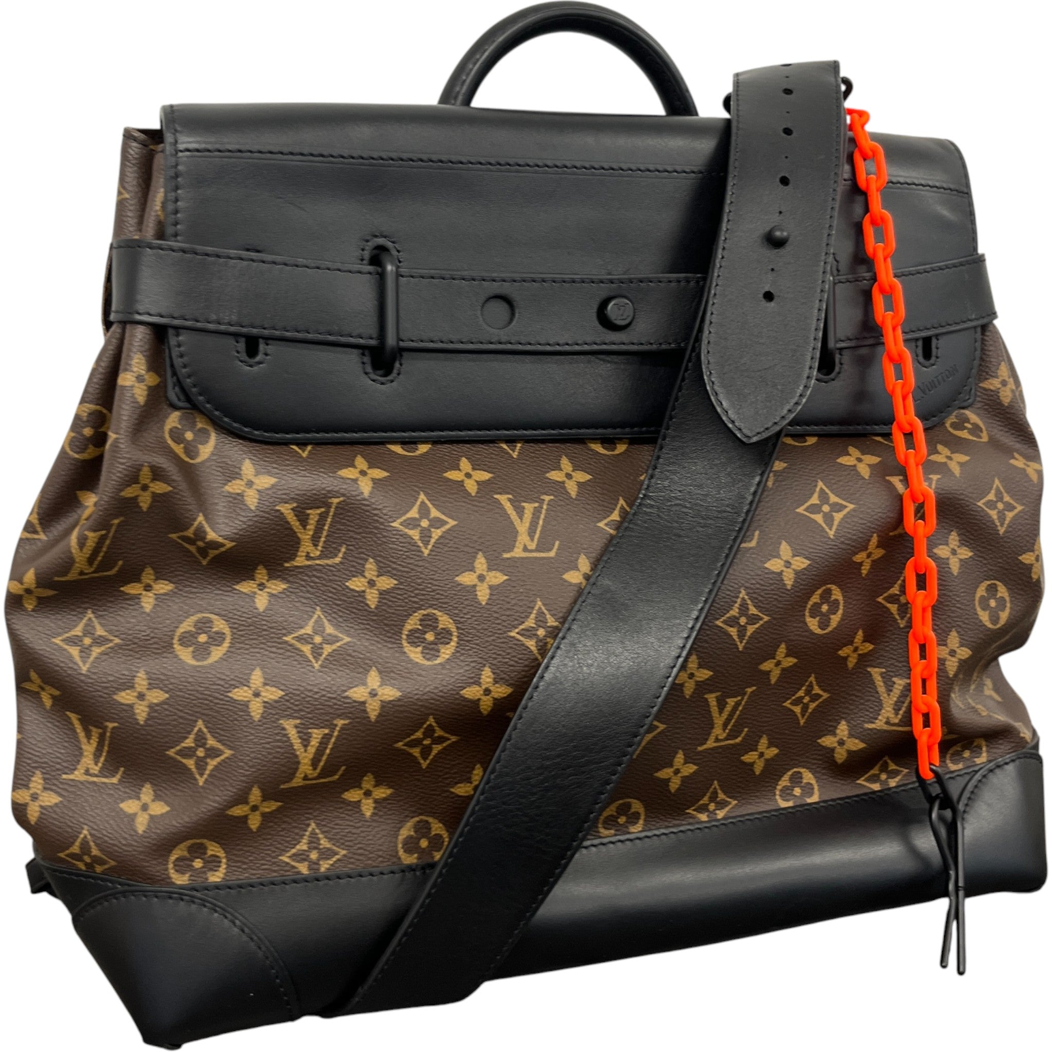 Men's Monogram Steamer Bag Brown