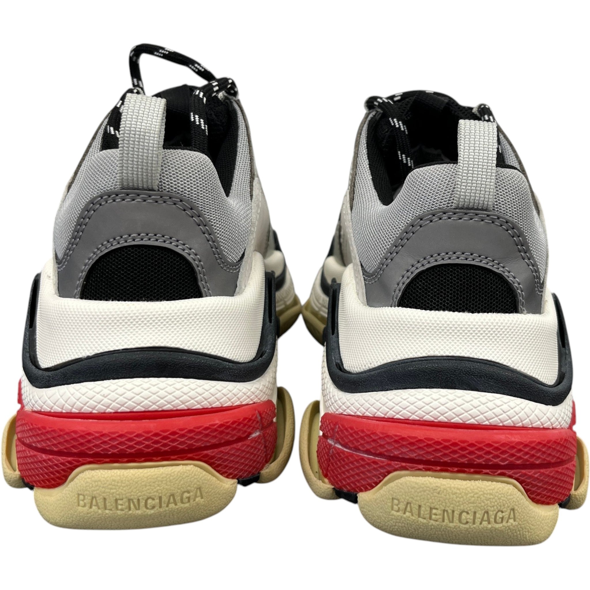 Women's Triple S Low Trainers Silver Size EU 37 / UK 4