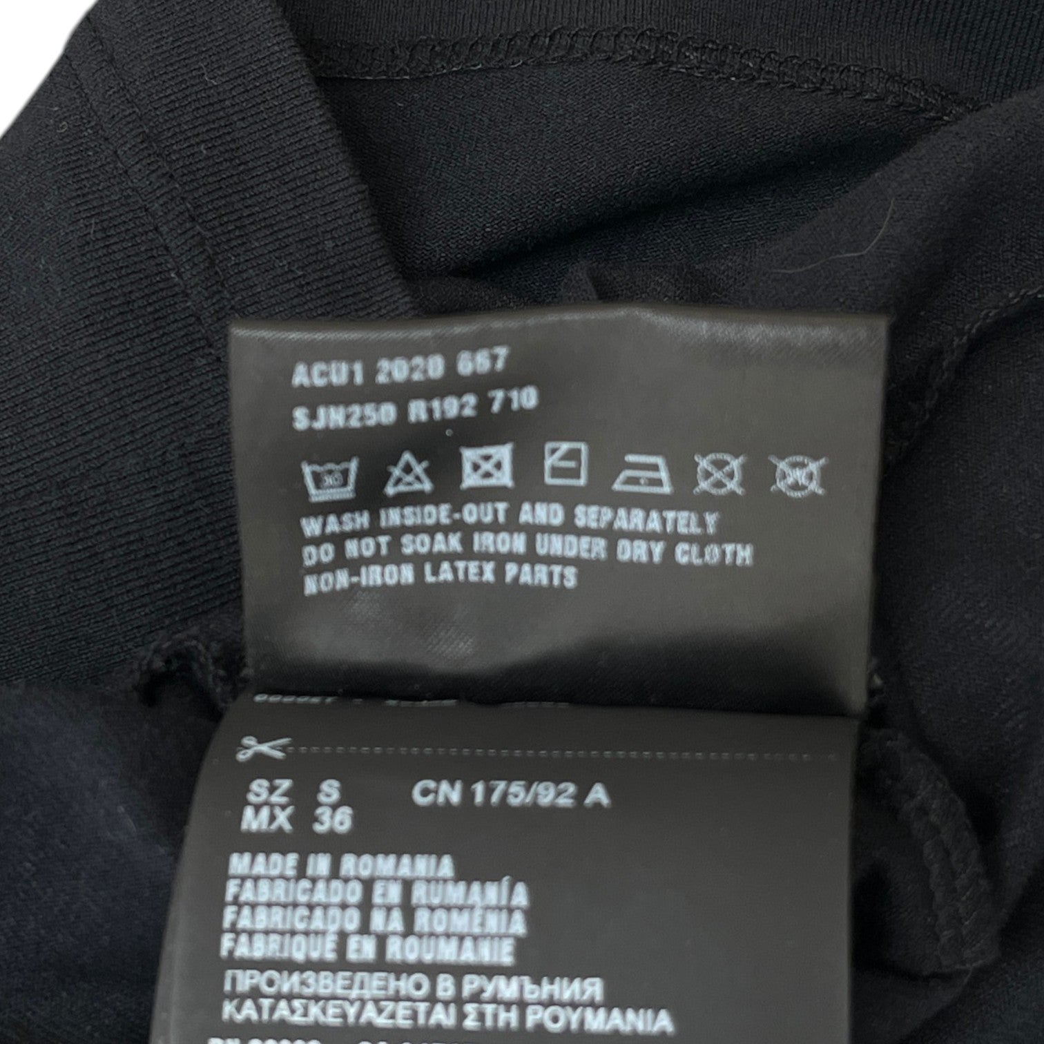 Men's Re-Nylon Pocket Logo T-Shirt Black Size S