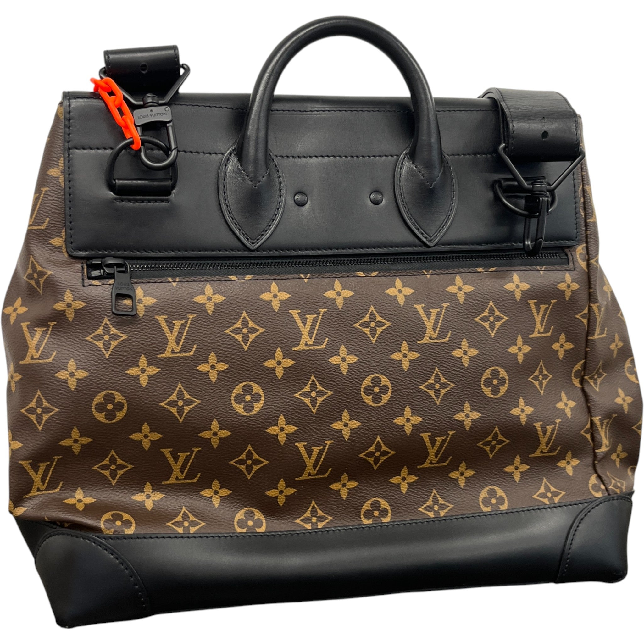Men's Monogram Steamer Bag Brown