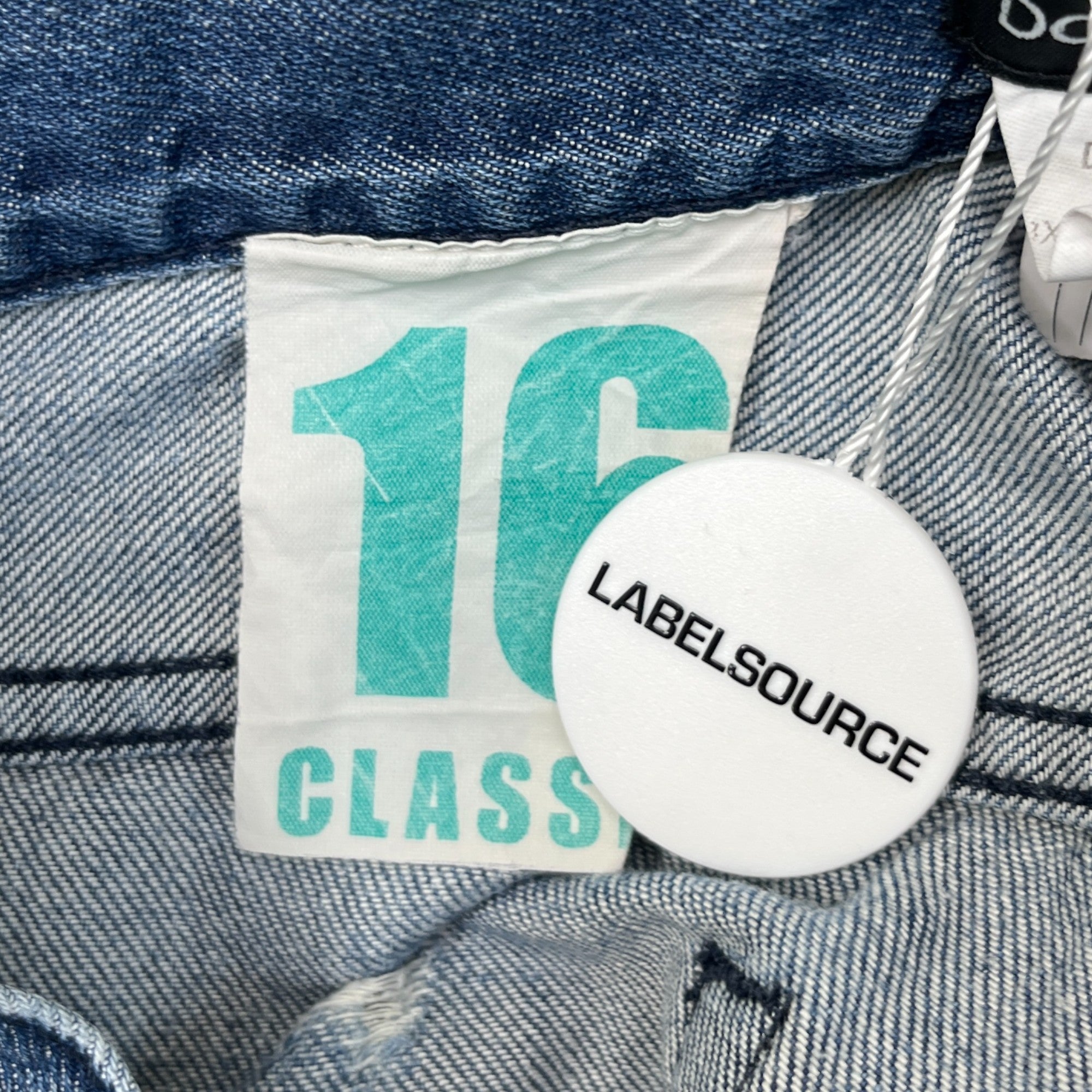 Men's Plaque Logo Jeans Blue Size IT 46 / UK 30