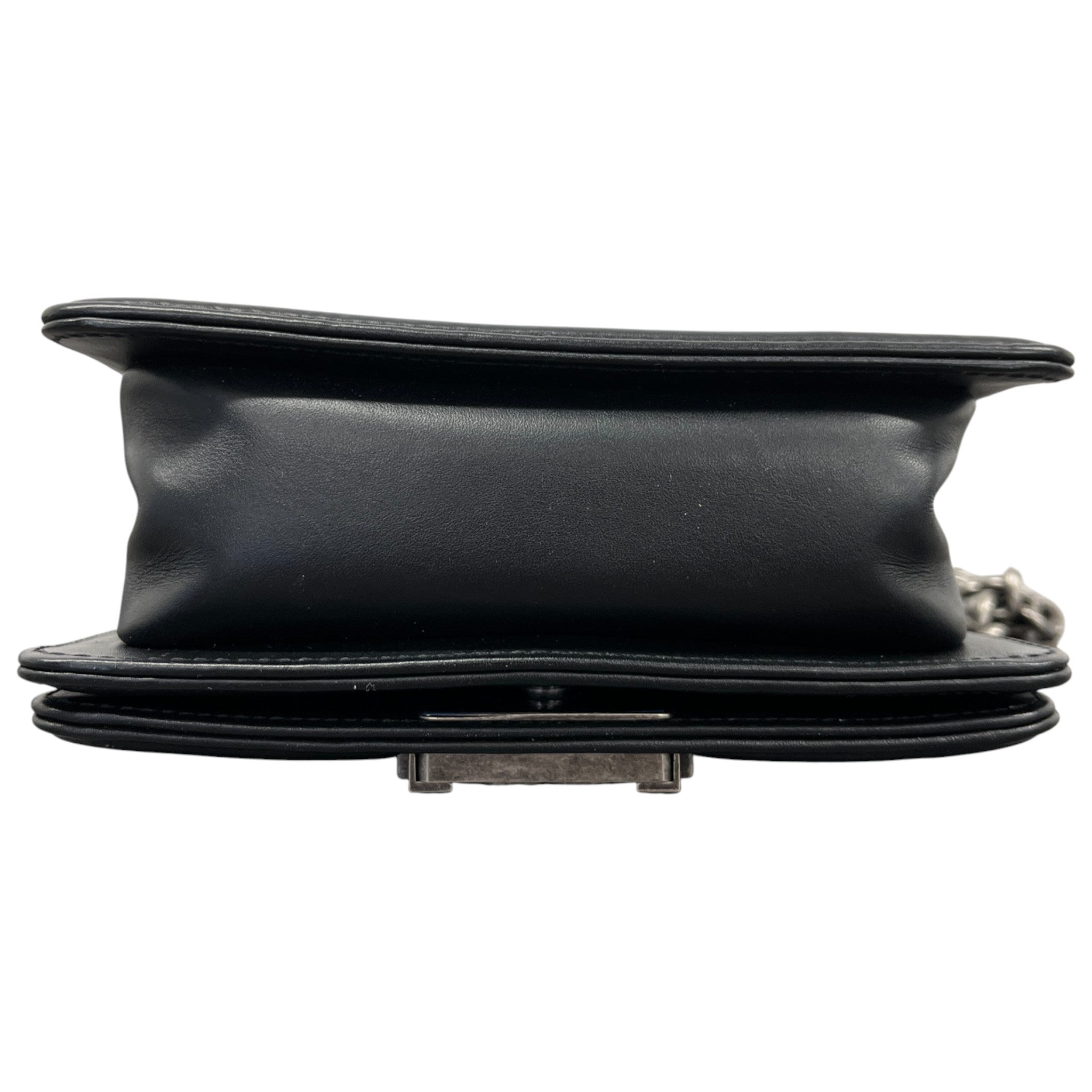 Women's Galuchat Stingray Mini Boy Flap Bag Black